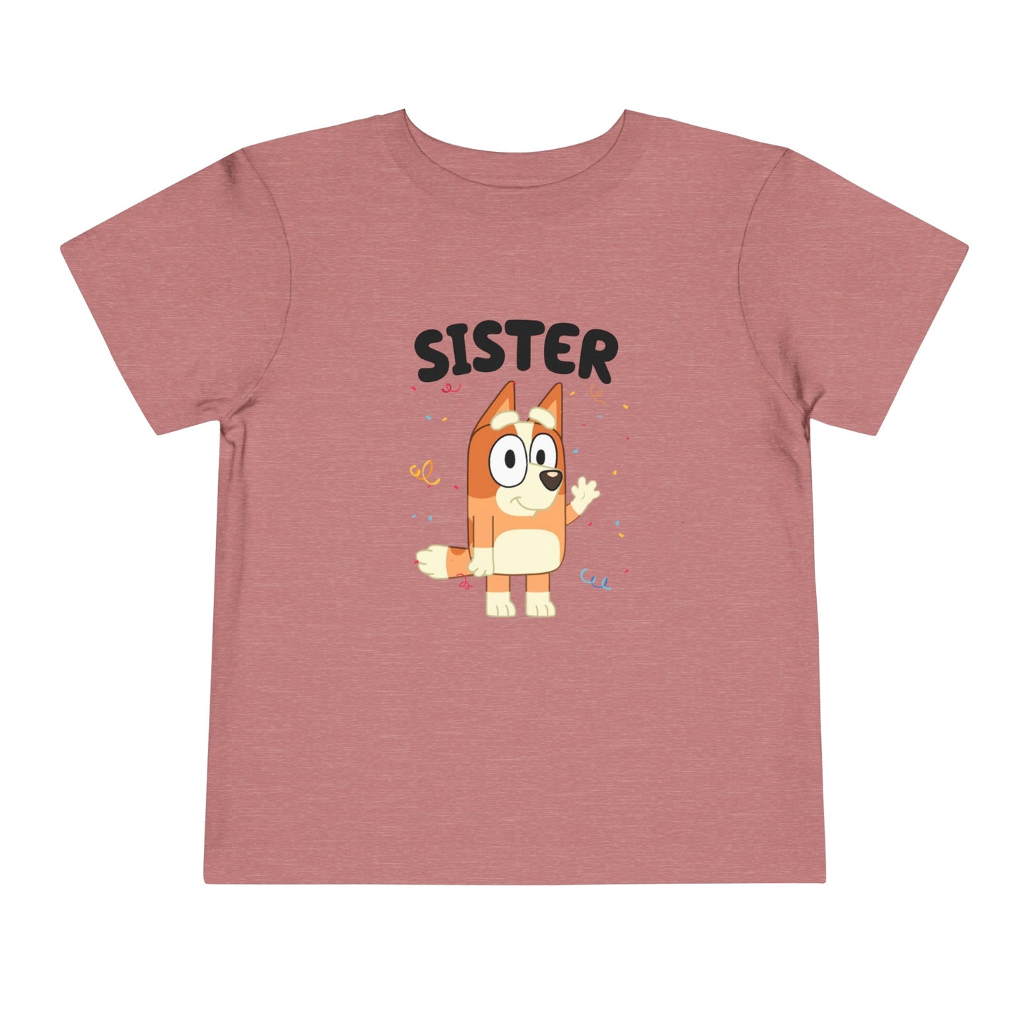 Sister Birthday Toddler Short Sleeve Tee
