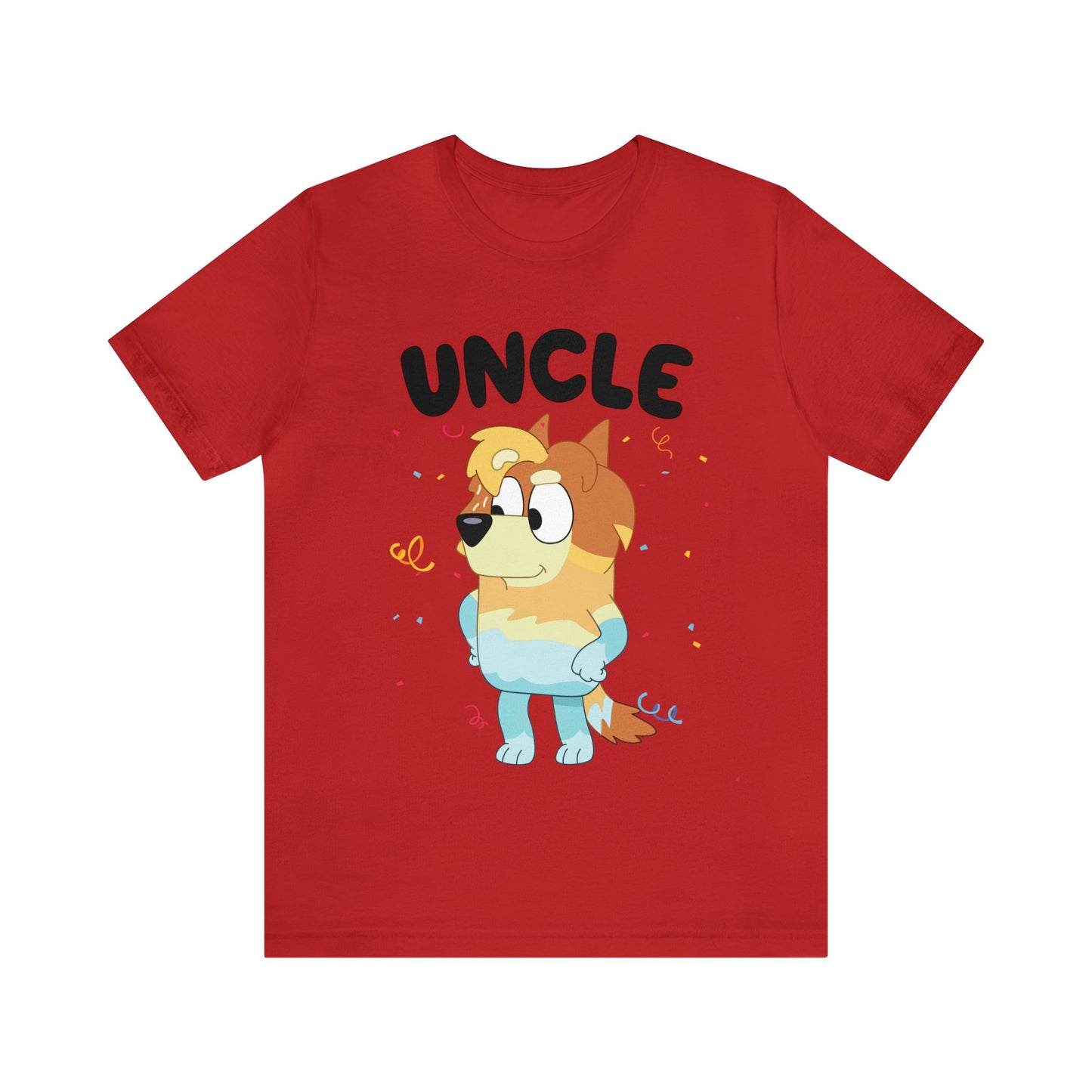 Uncle Bluey Birthday Short sleeve Tshirt
