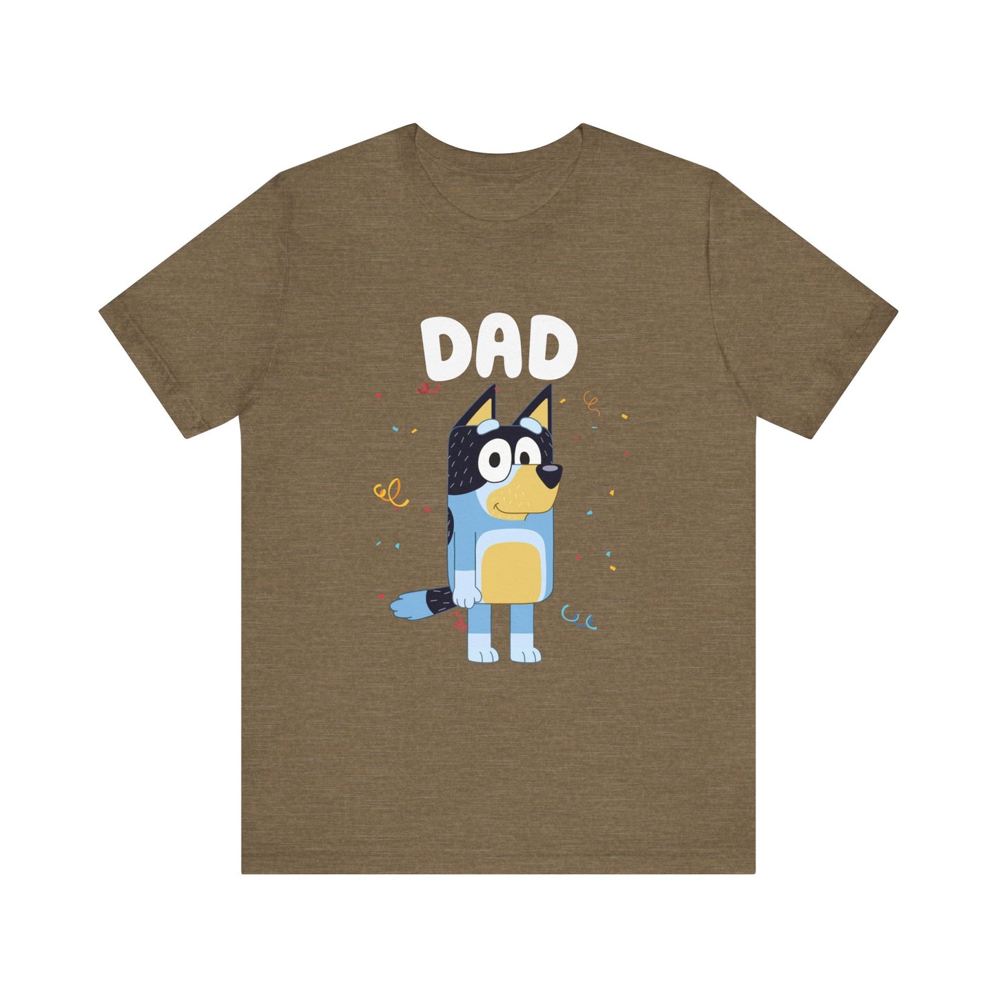 Dad Bluey Birthday Short sleeve Tshirt