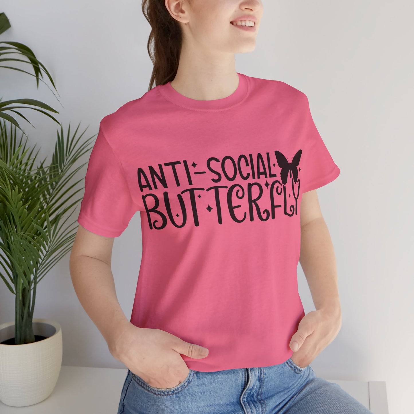 Anti-Social Butterfly Short Sleeve Tee