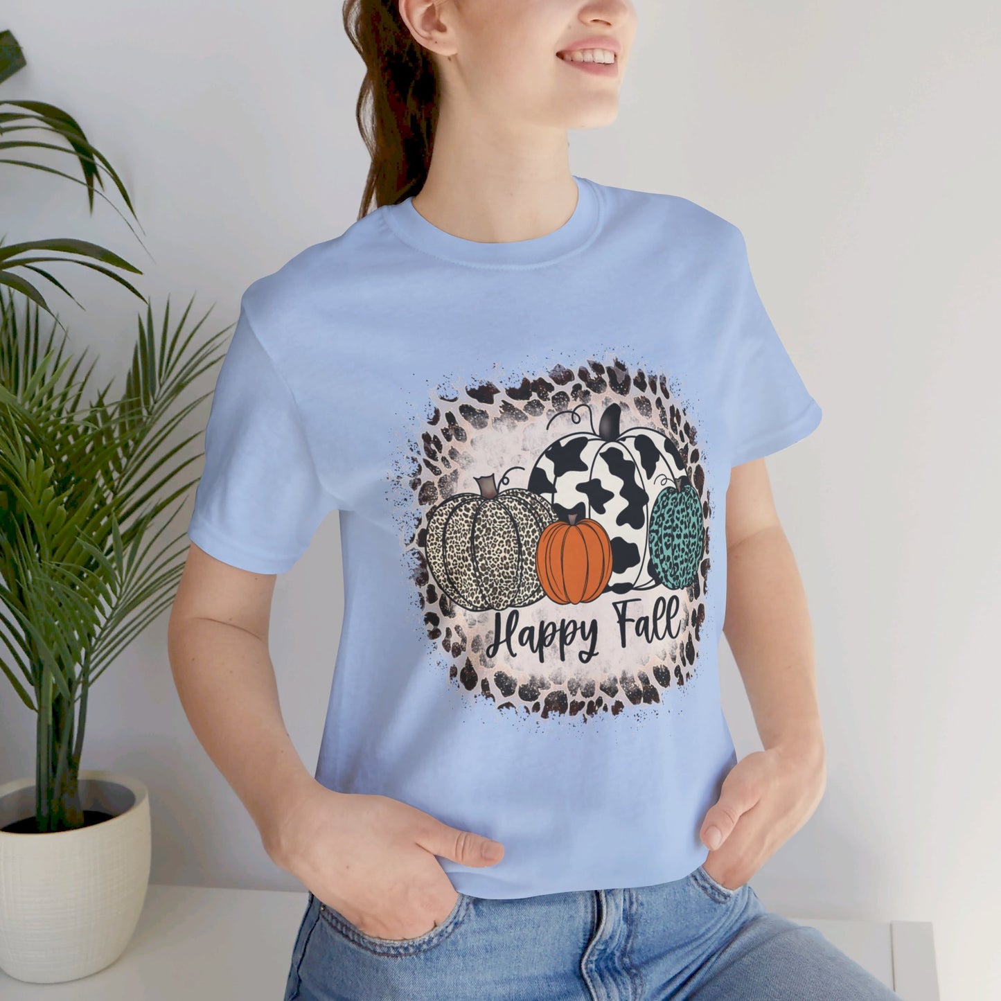 Happy Fall Jersey Short Sleeve Tee
