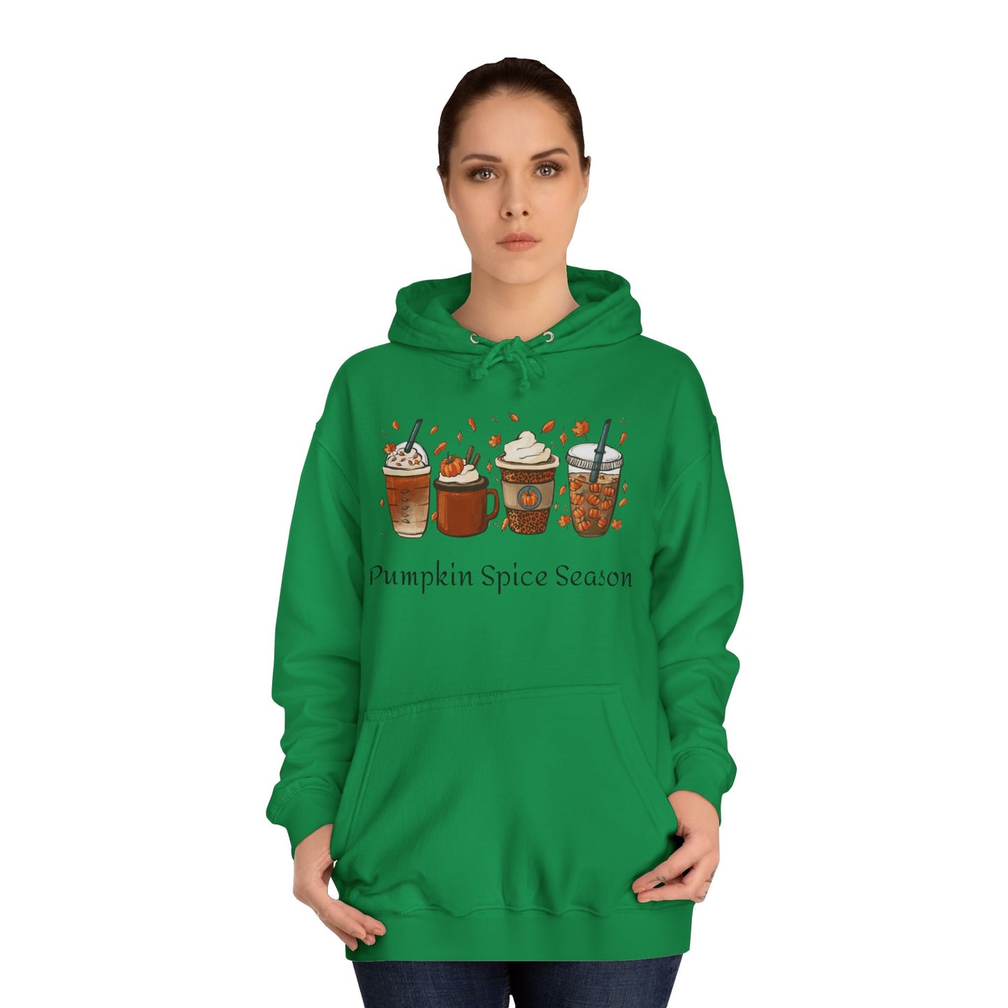 Pumpkin Spice Season College Hoodie