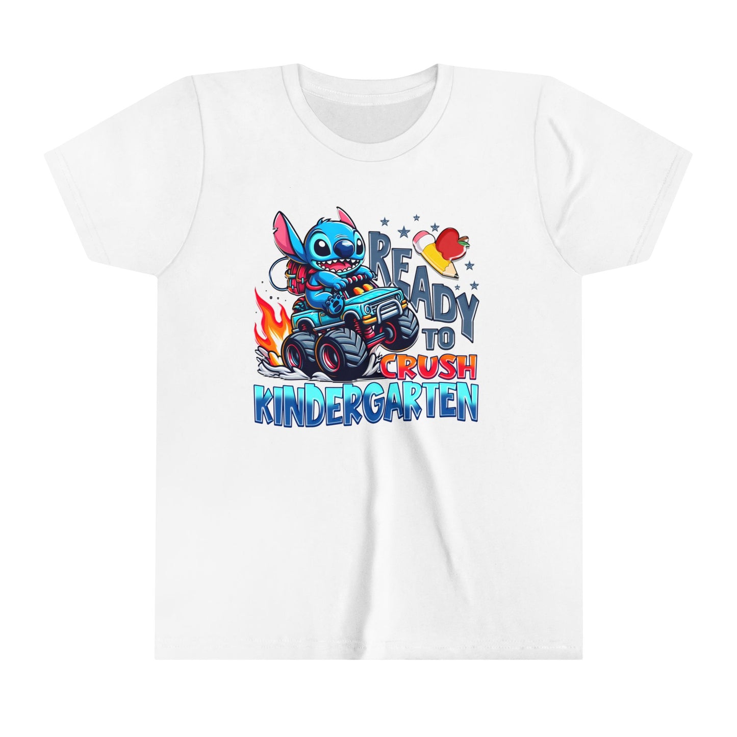 Ready to Crush Kindergarten Youth Short Sleeve Tee