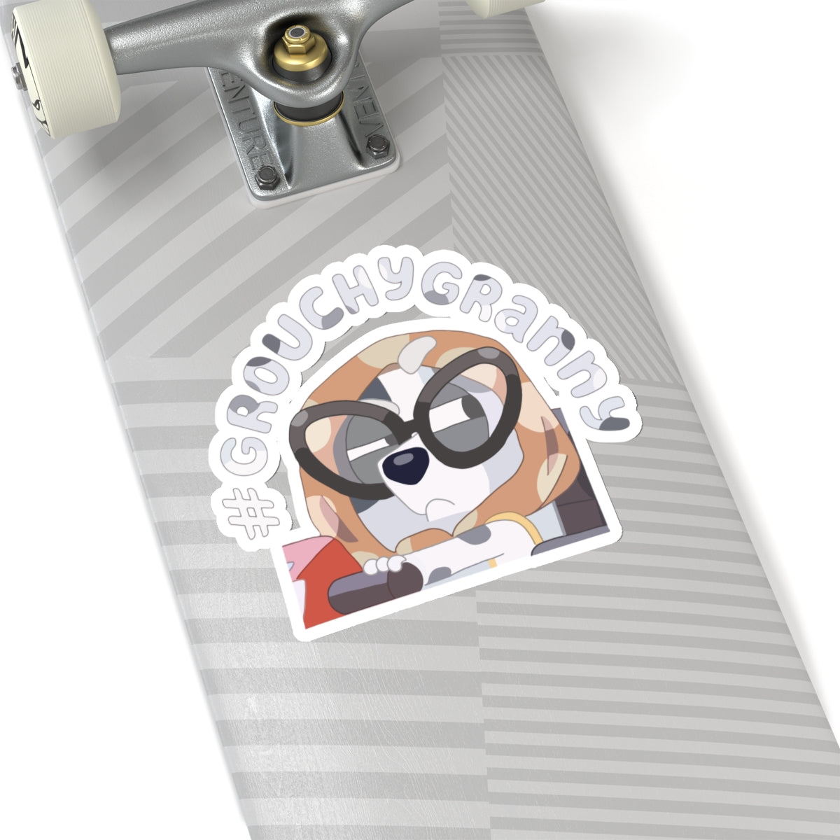 #Grouchy Granny Kiss-Cut Stickers