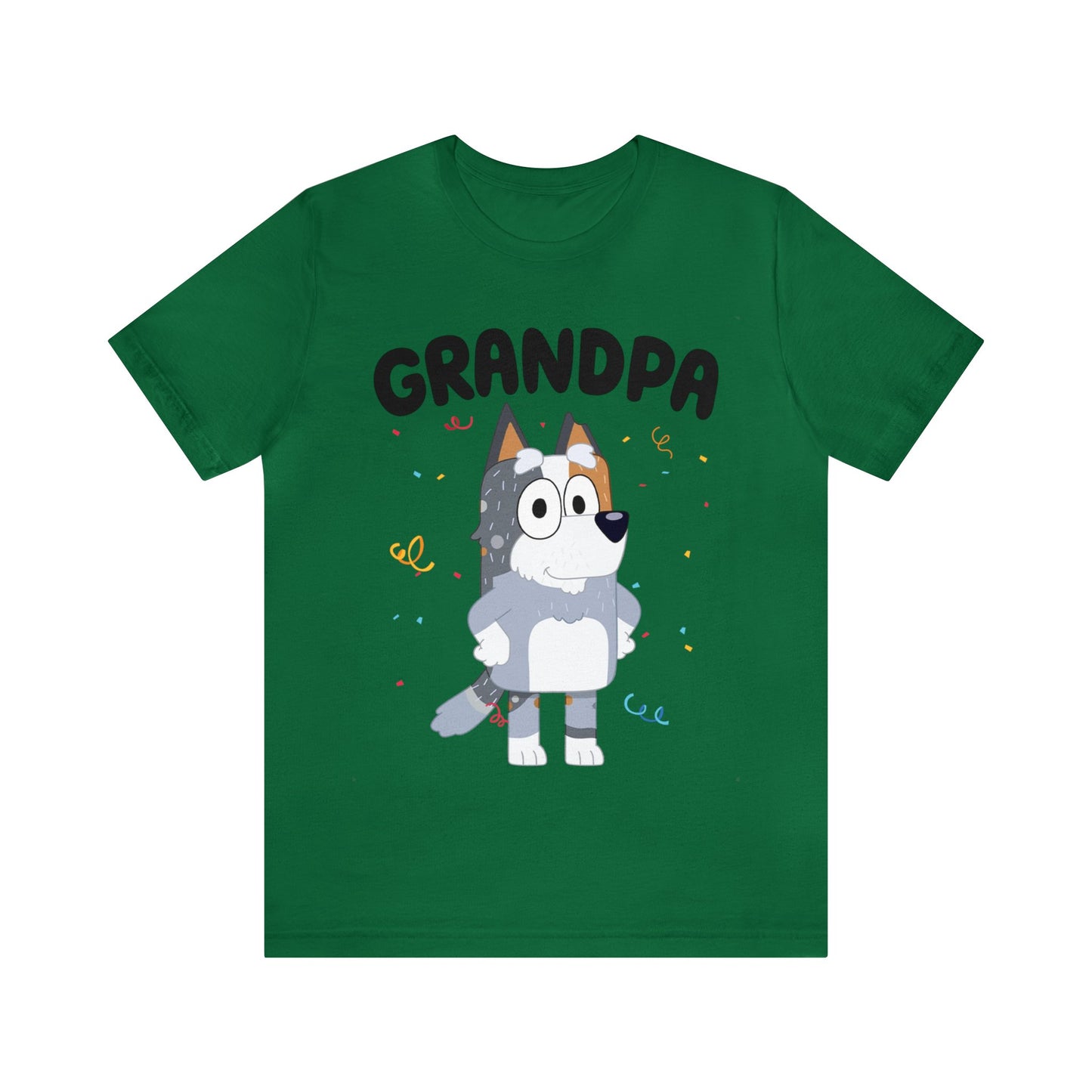 Grandpa Bluey Birthday Short sleeve Tshirt