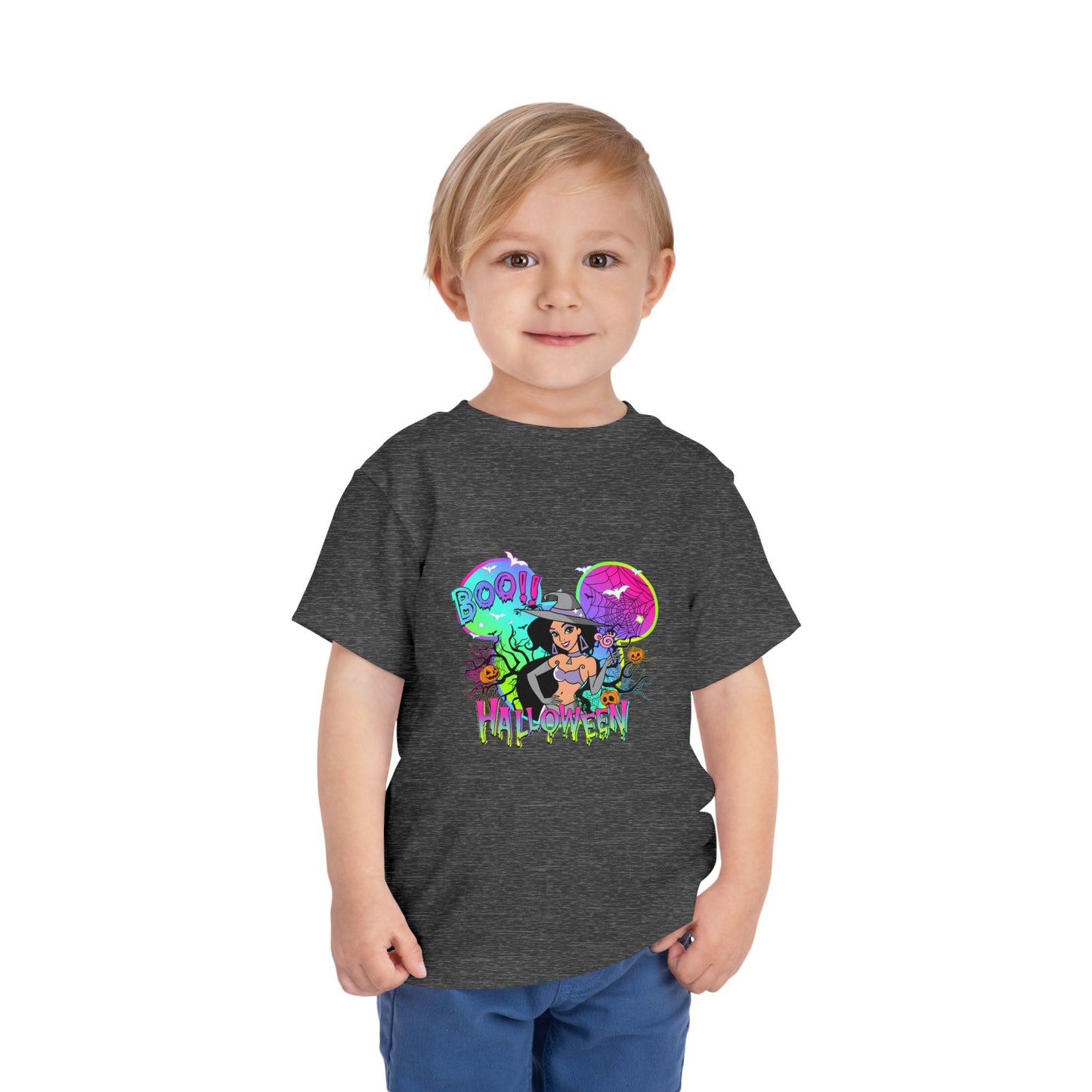 Jasmine Boo! Halloween Toddler Short Sleeve Tee