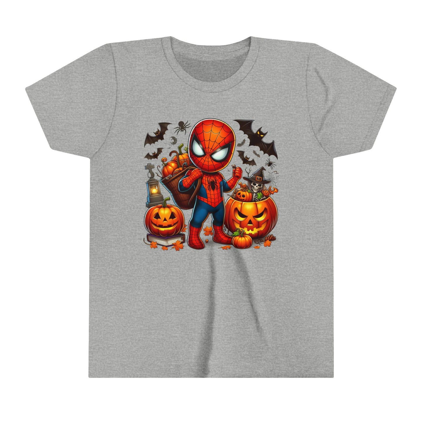 Spiderman Trick or Treat Youth Short Sleeve Tee