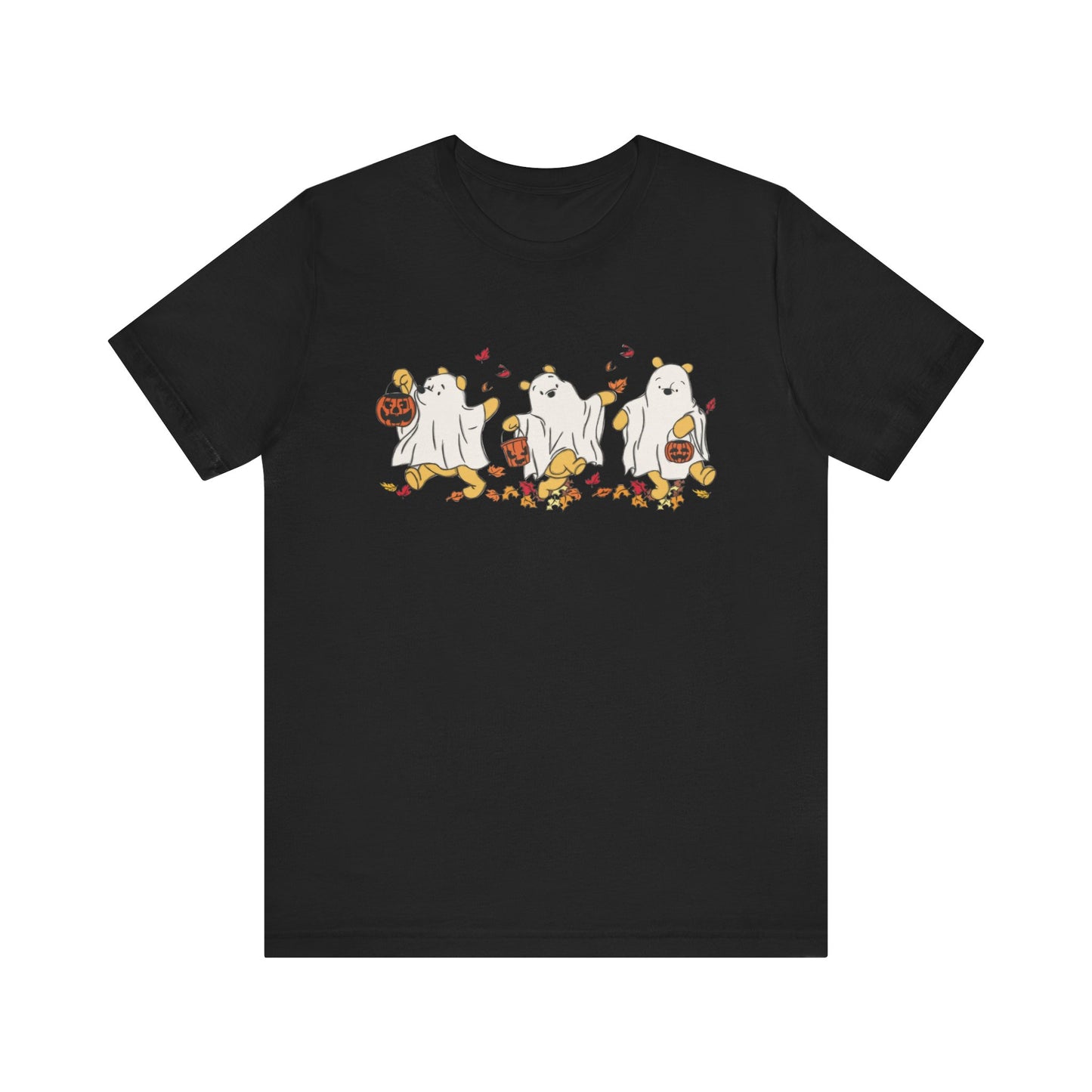 Halloween Pooh Jersey Short Sleeve Tee