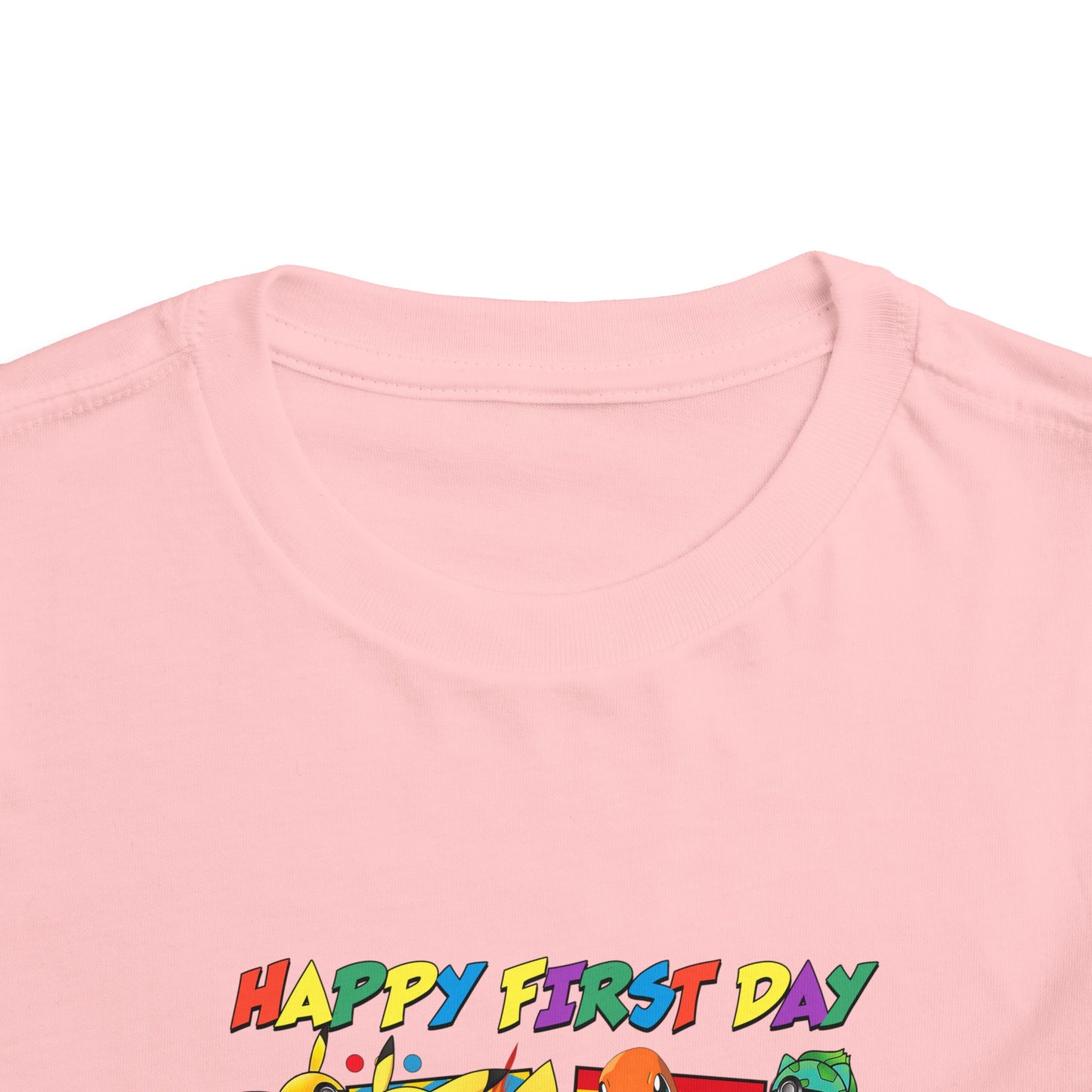 Happy First Day of School Toddler Short Sleeve Tee