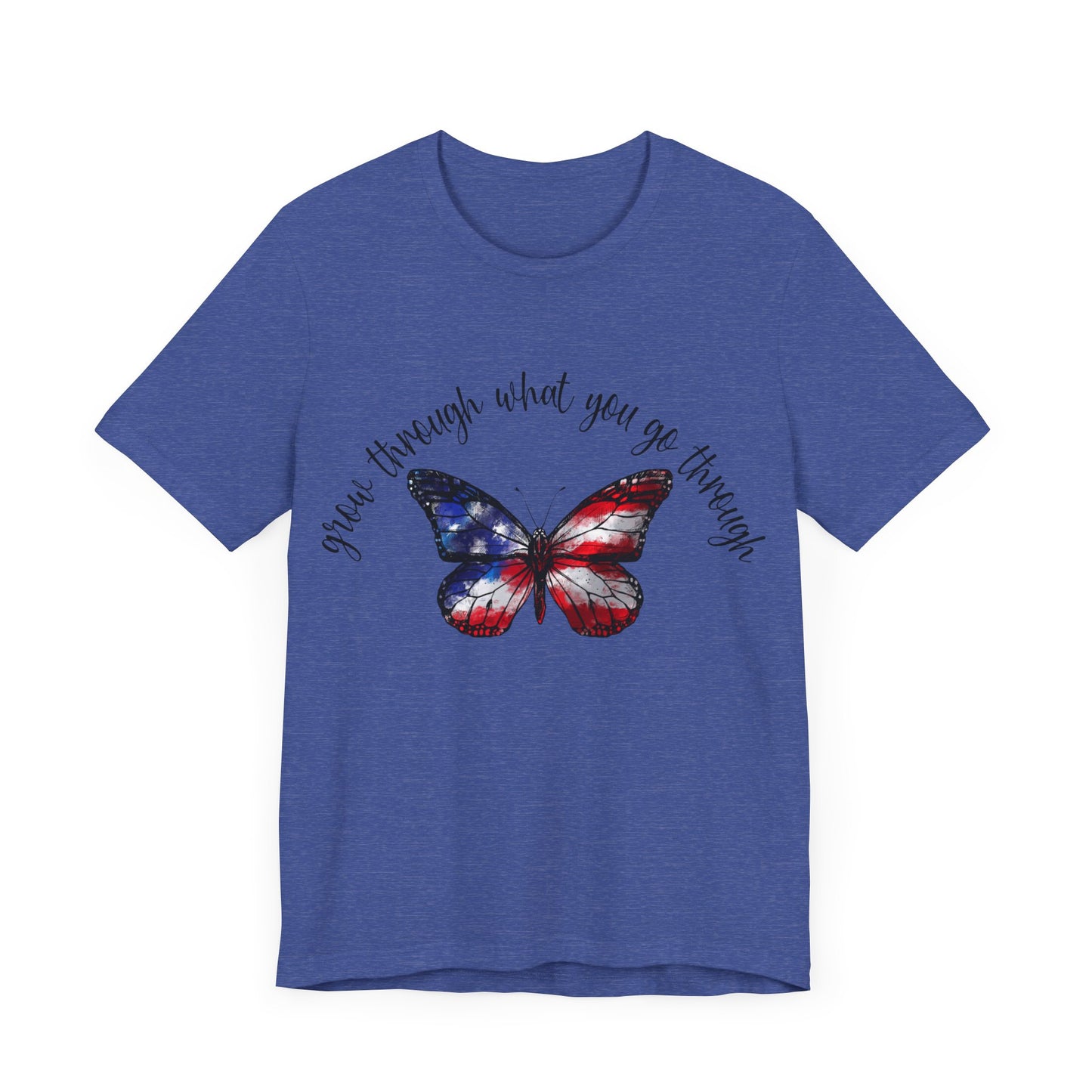 Grow Through What You Go Through Jersey Short Sleeve Tee