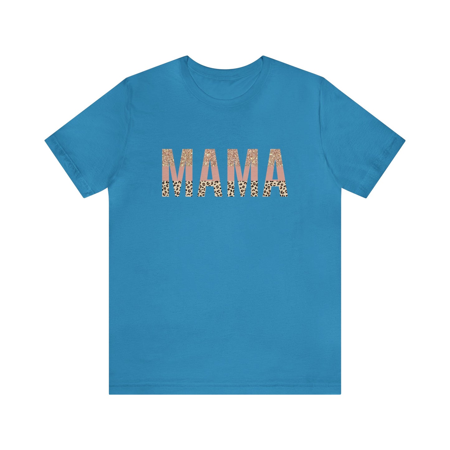 MAMA Leopard print short sleeve tshirt
