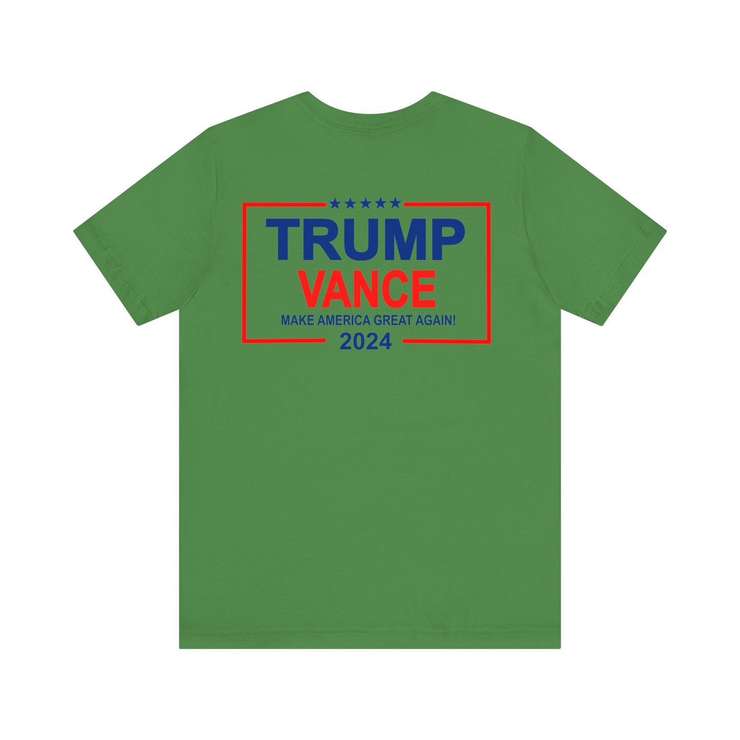 You Missed (front) Trump/Vance 2024 (back) Jersey Short Sleeve Tee