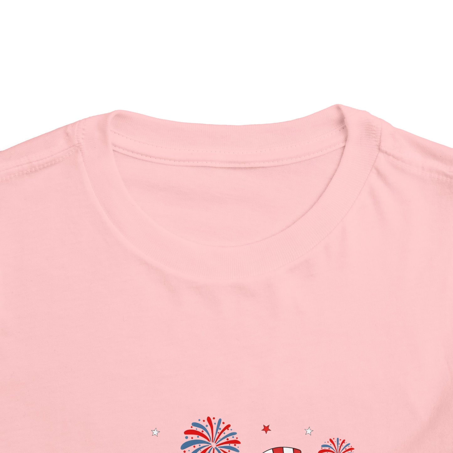 Happy 4th of July Toddler Short Sleeve Tee