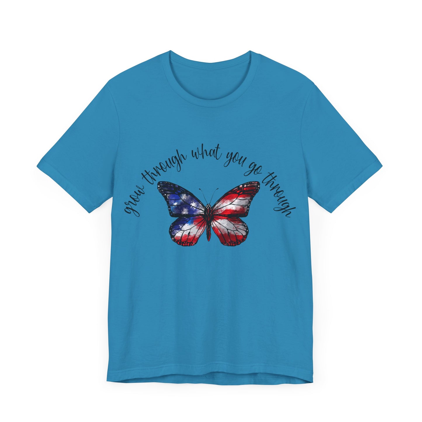 Grow Through What You Go Through Jersey Short Sleeve Tee