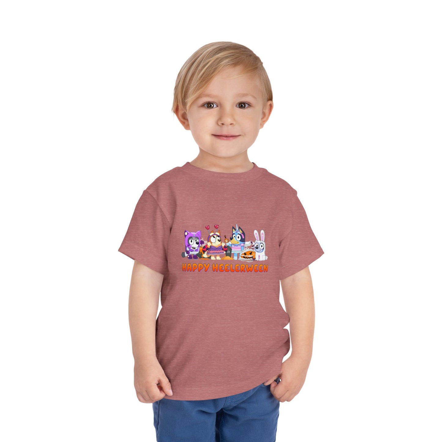 Happy Heelerween Toddler Short Sleeve Tee