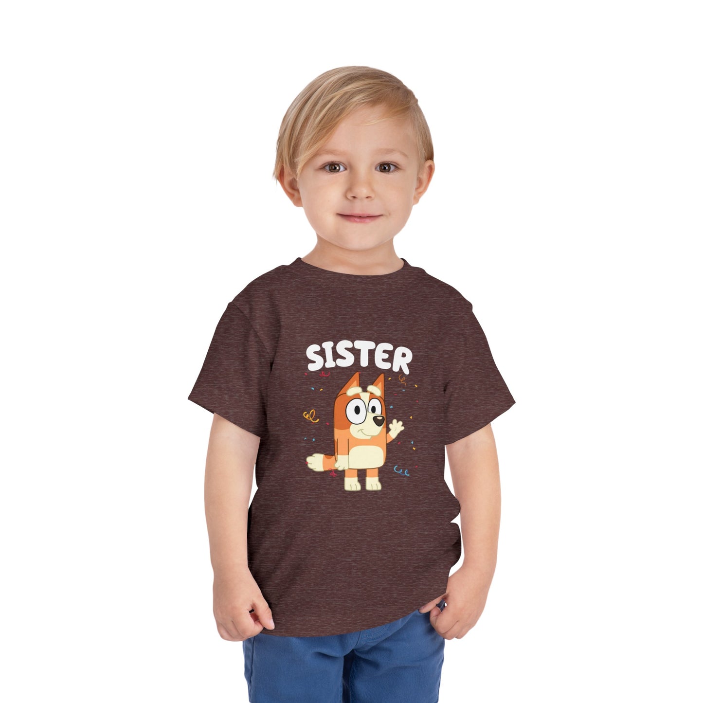 Sister Birthday Toddler Short Sleeve Tee