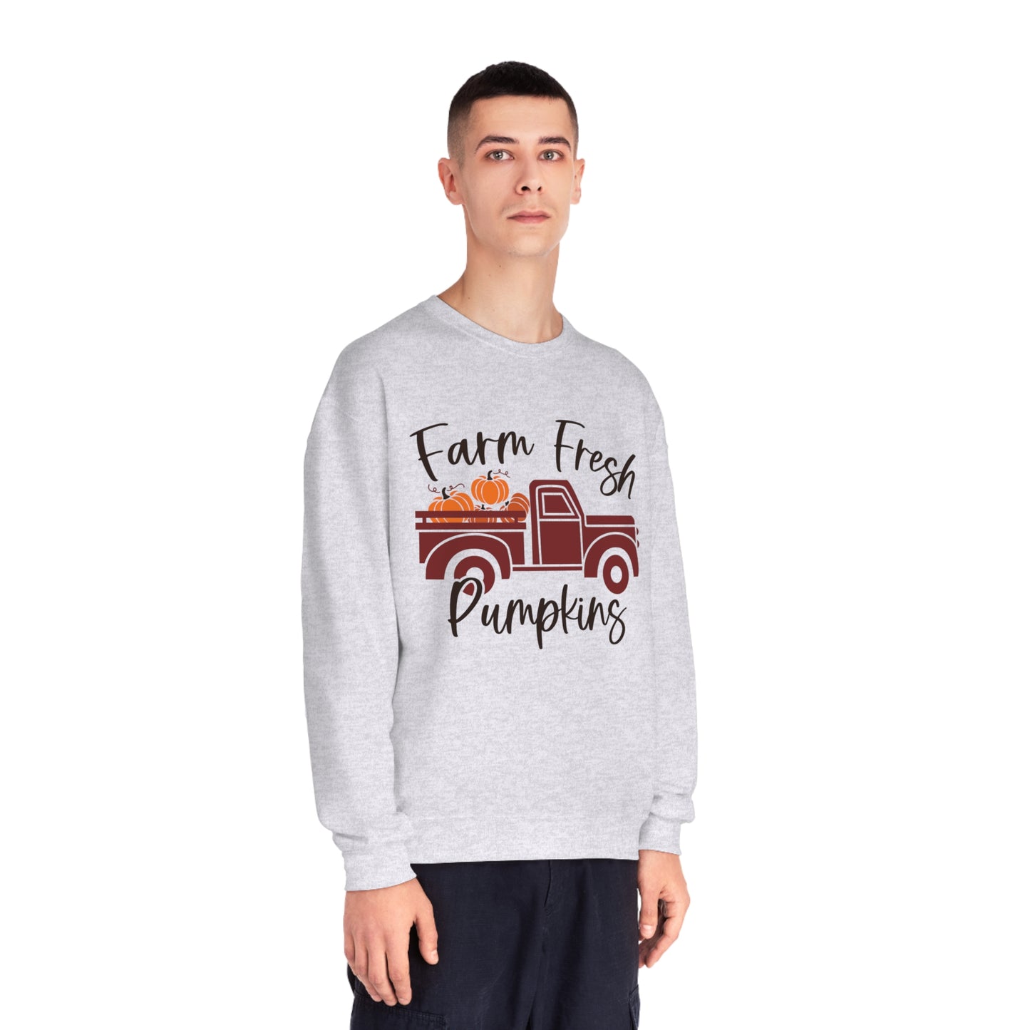 Farm Fresh Pumpkins Crewneck Sweatshirt