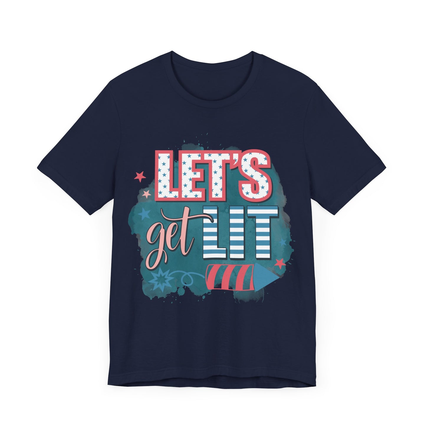 Lets Get Lit Jersey Short Sleeve Tee