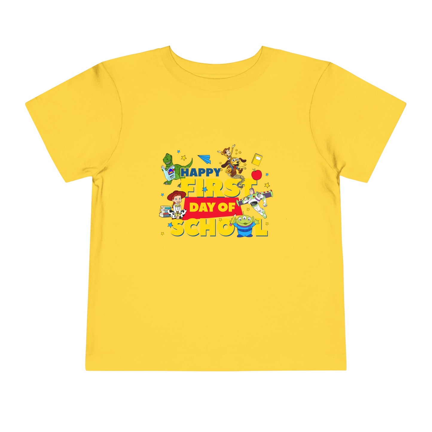 Happy First Day of School Toddler Short Sleeve Tee