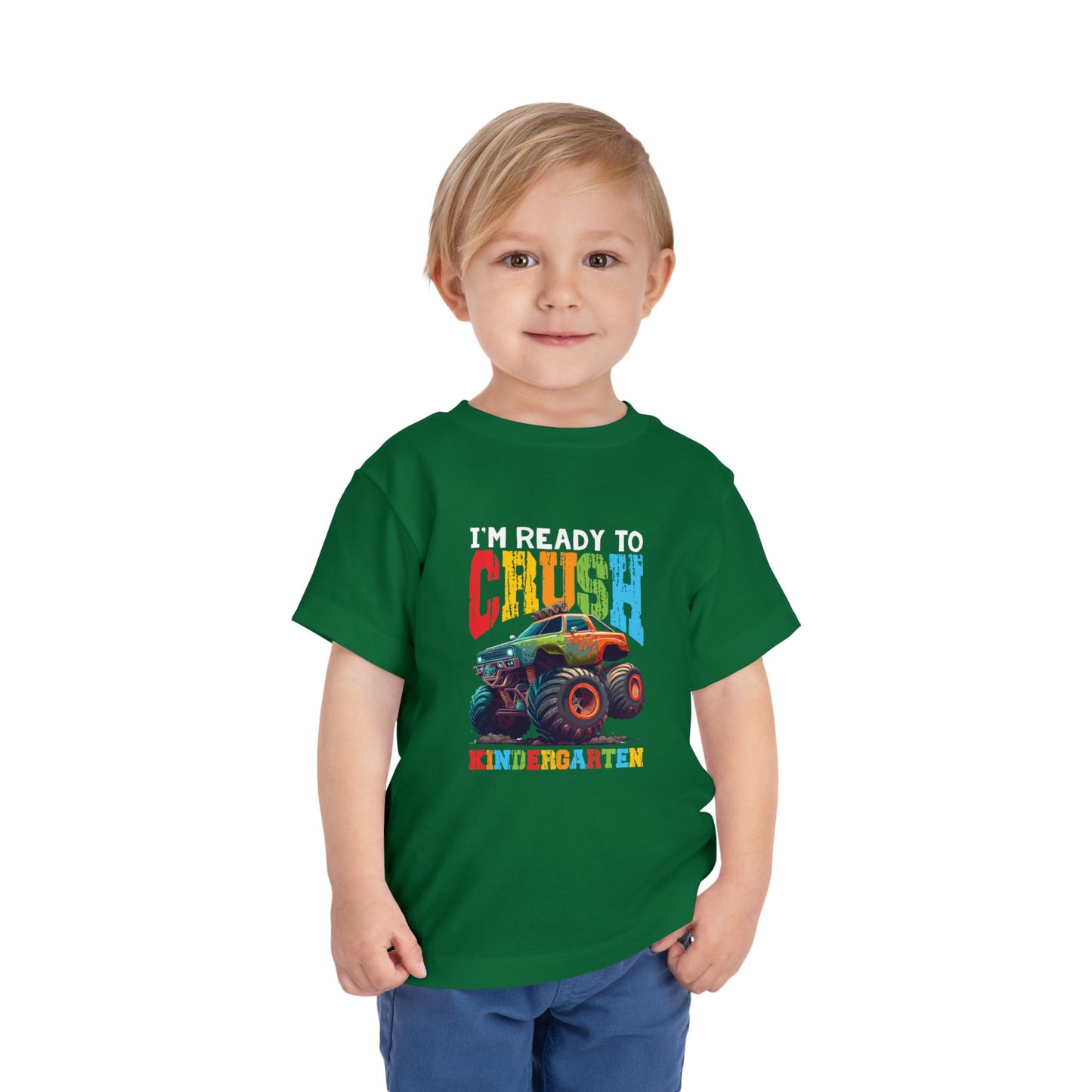 I'm Ready to Crush Kindergarten Toddler Short Sleeve Tee