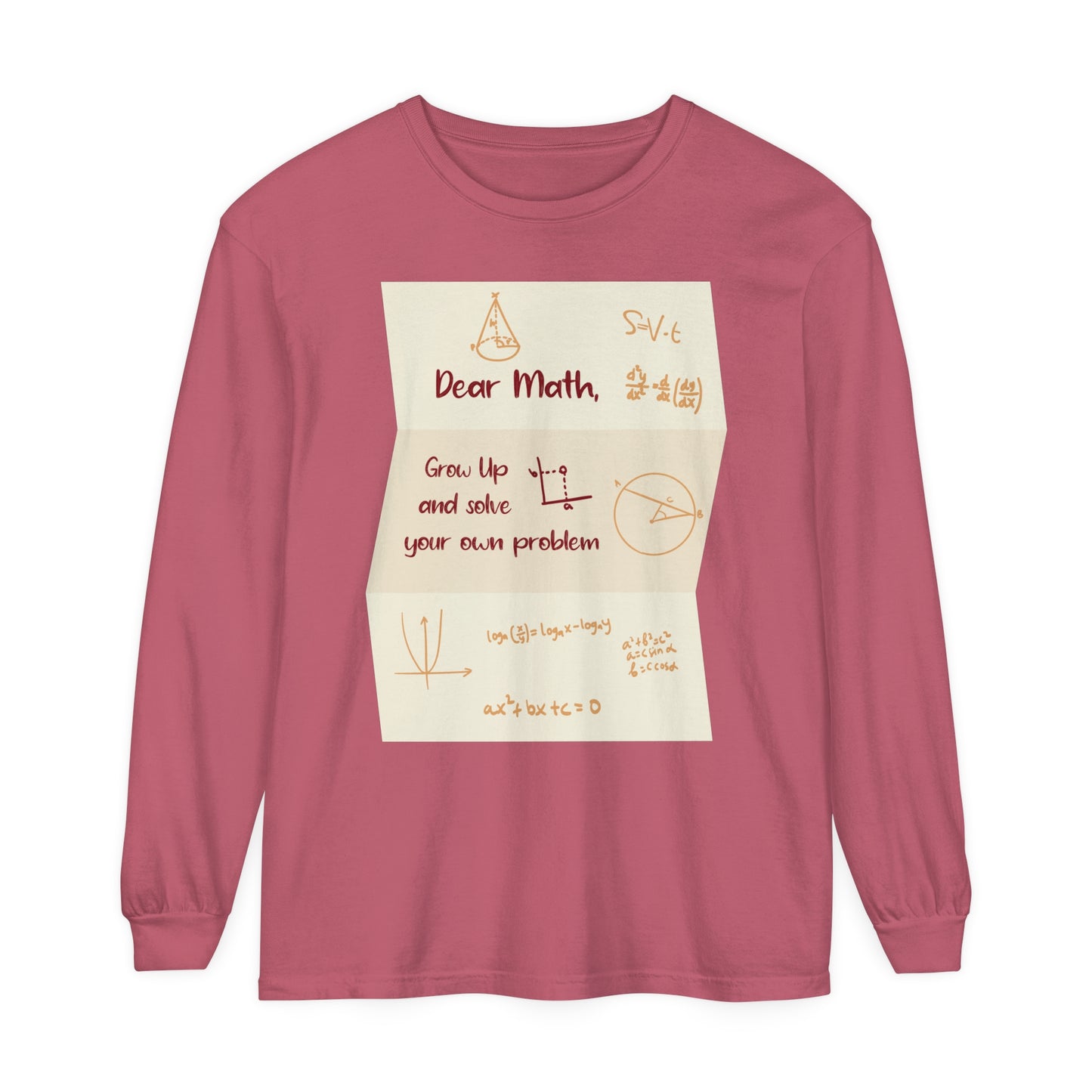 Dear Math Long Sleeve T-Shirt
