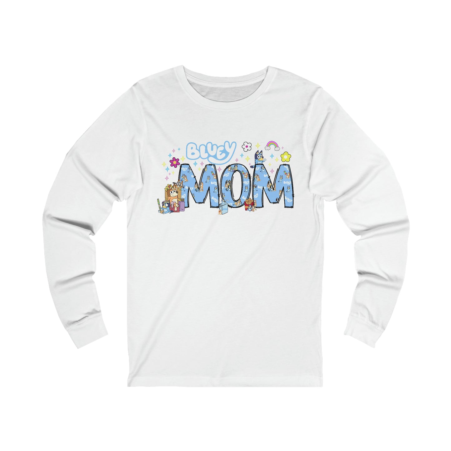 BLUEY MOM AFFIRMATIONS long sleeve tshirt