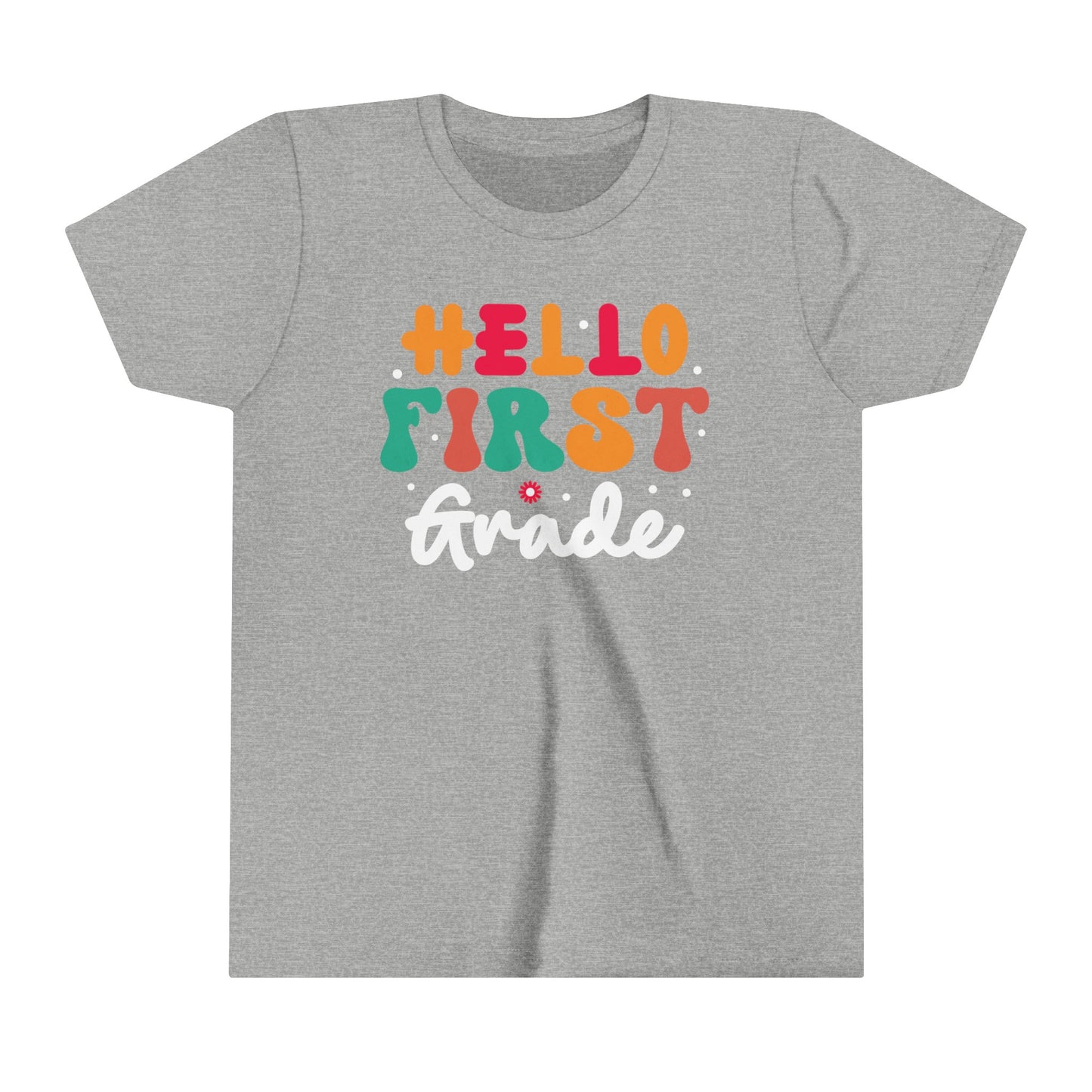 Hello First Grade Youth Short Sleeve Tee