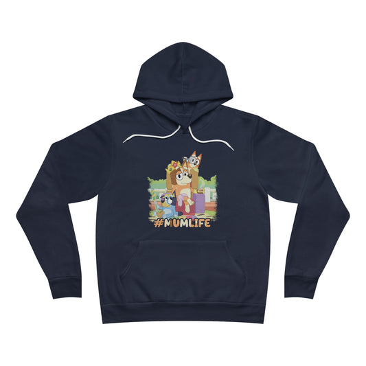 #Mumlife Bluey Fleece Pullover Hoodie