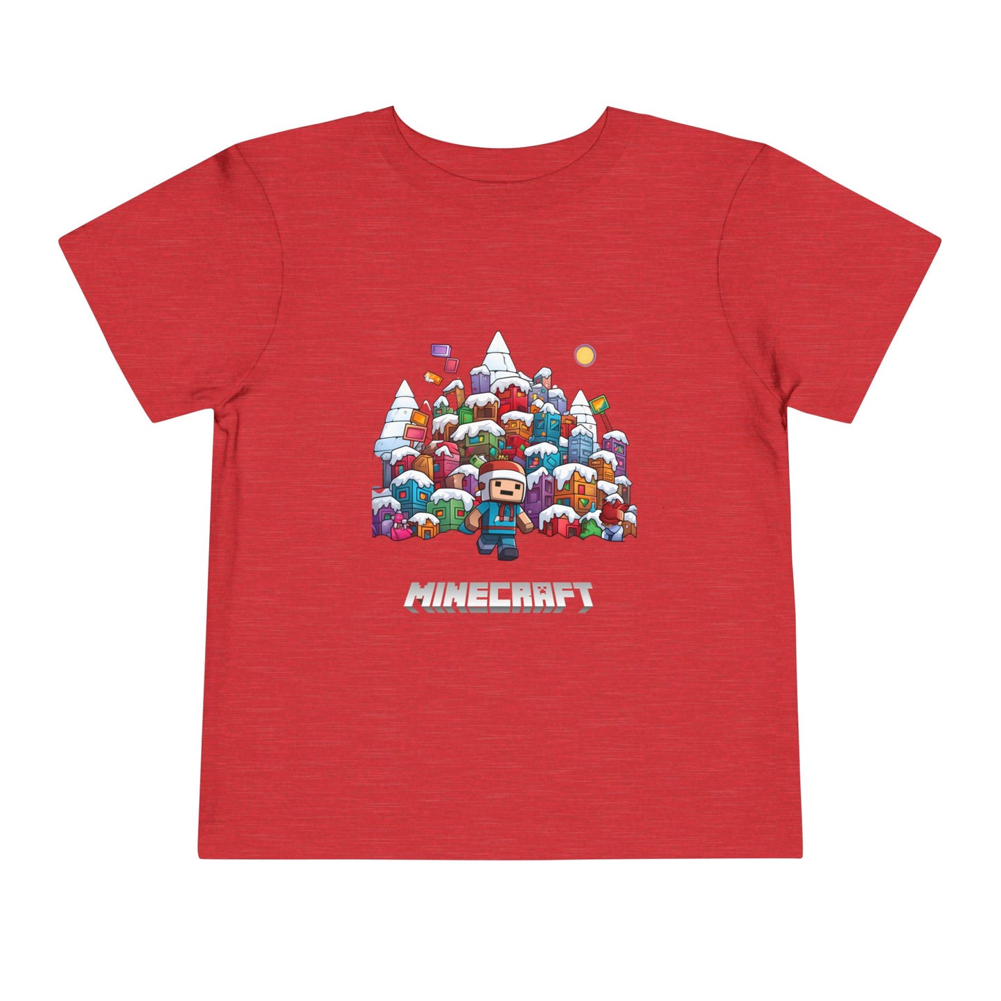 Christmas Mine-craft Toddler Short Sleeve Tee