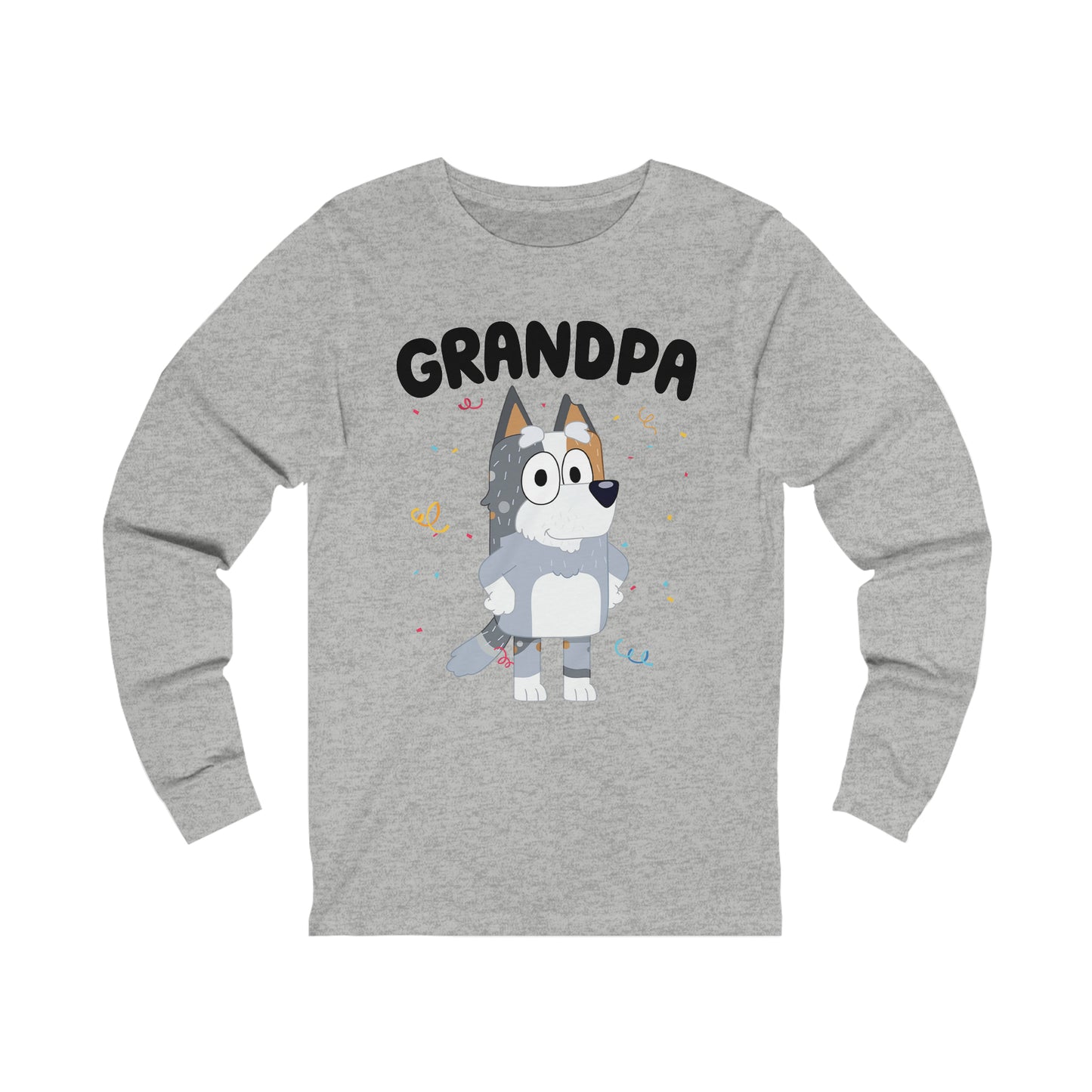 Grandpa Bluey Birthday Long sleeve Tshirt