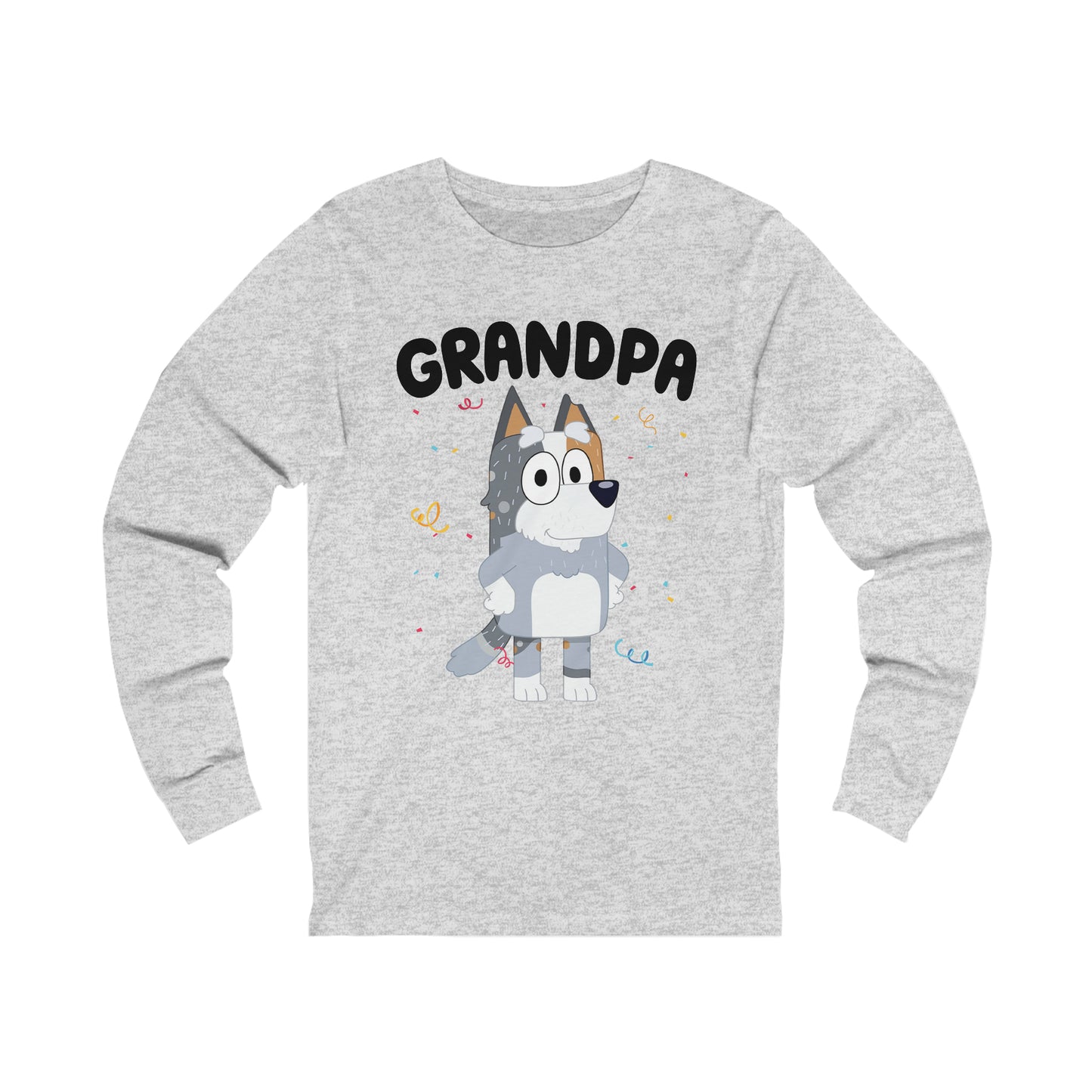 Grandpa Bluey Birthday Long sleeve Tshirt