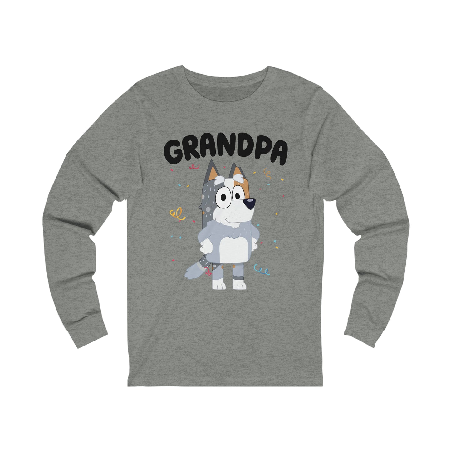 Grandpa Bluey Birthday Long sleeve Tshirt