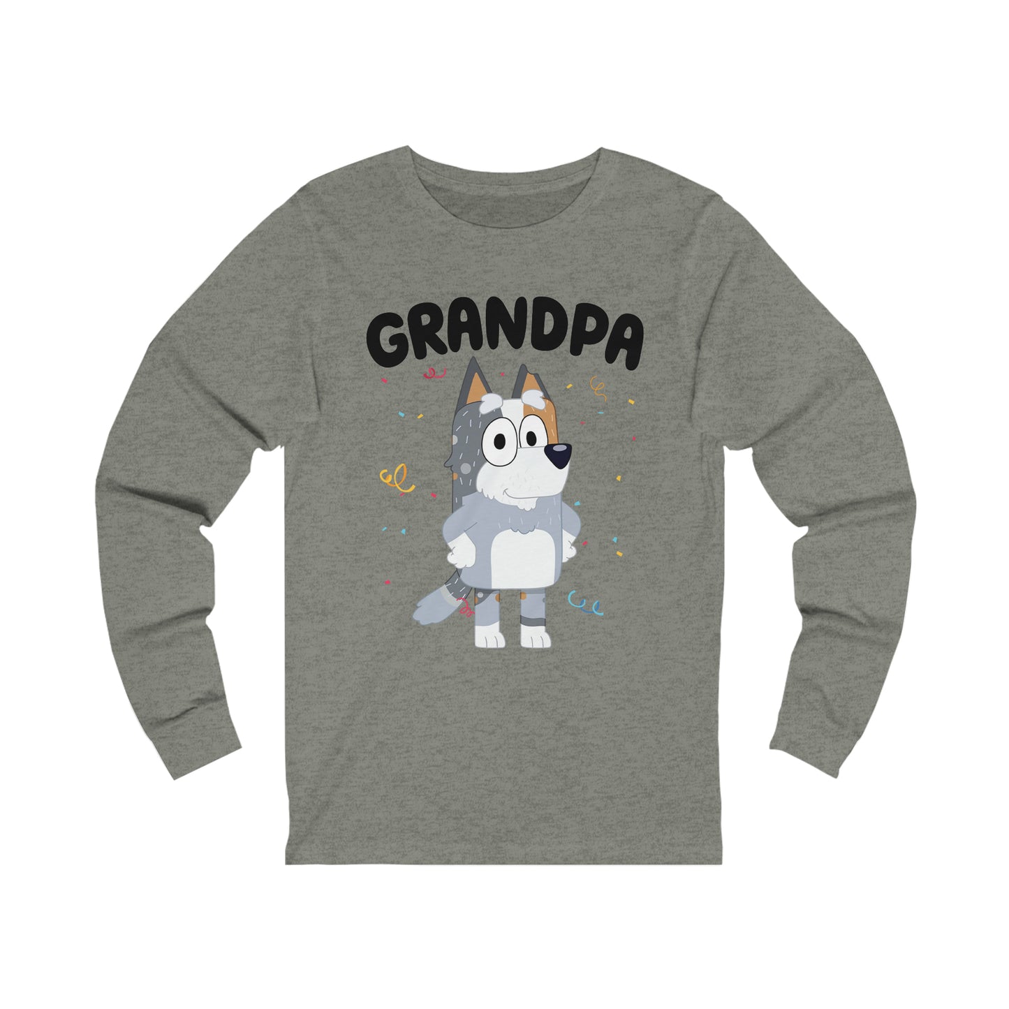 Grandpa Bluey Birthday Long sleeve Tshirt