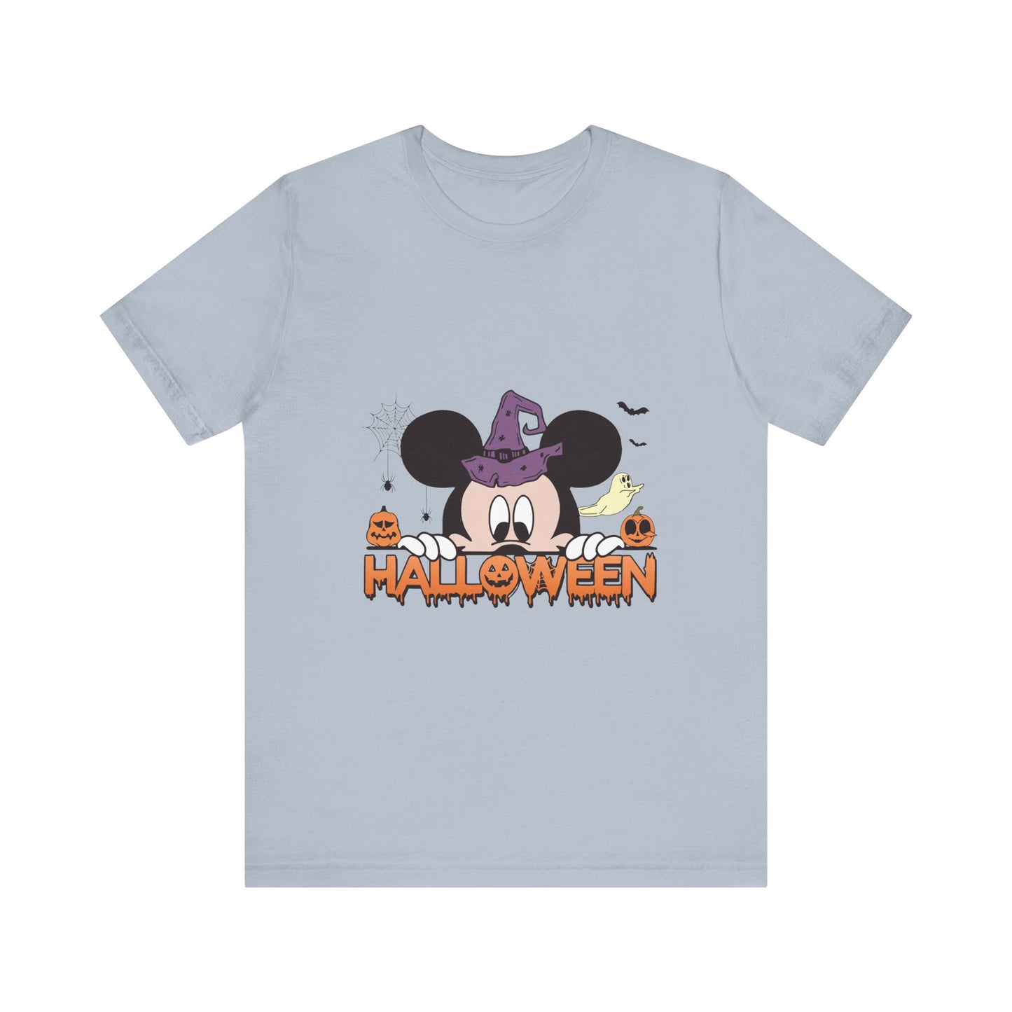 Mickey Halloween (front and back) Jersey Short Sleeve Tee