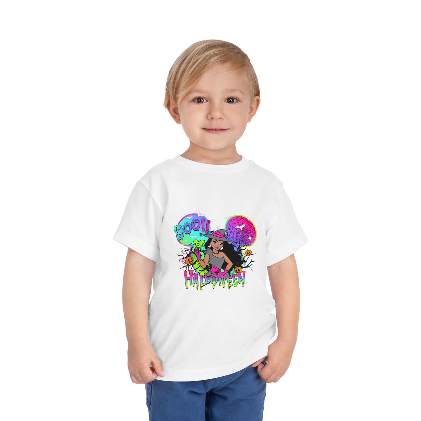 Moana Boo! Halloween Toddler Short Sleeve Tee