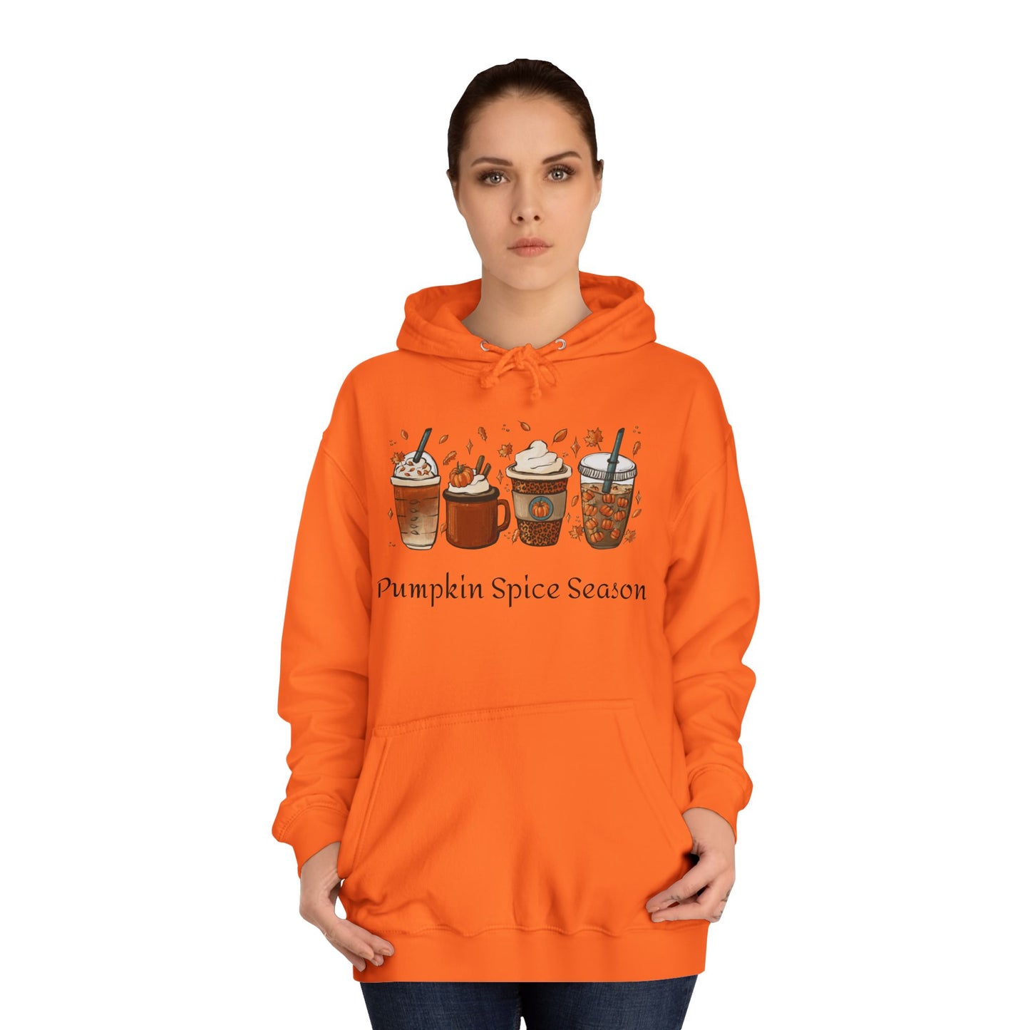 Pumpkin Spice Season College Hoodie