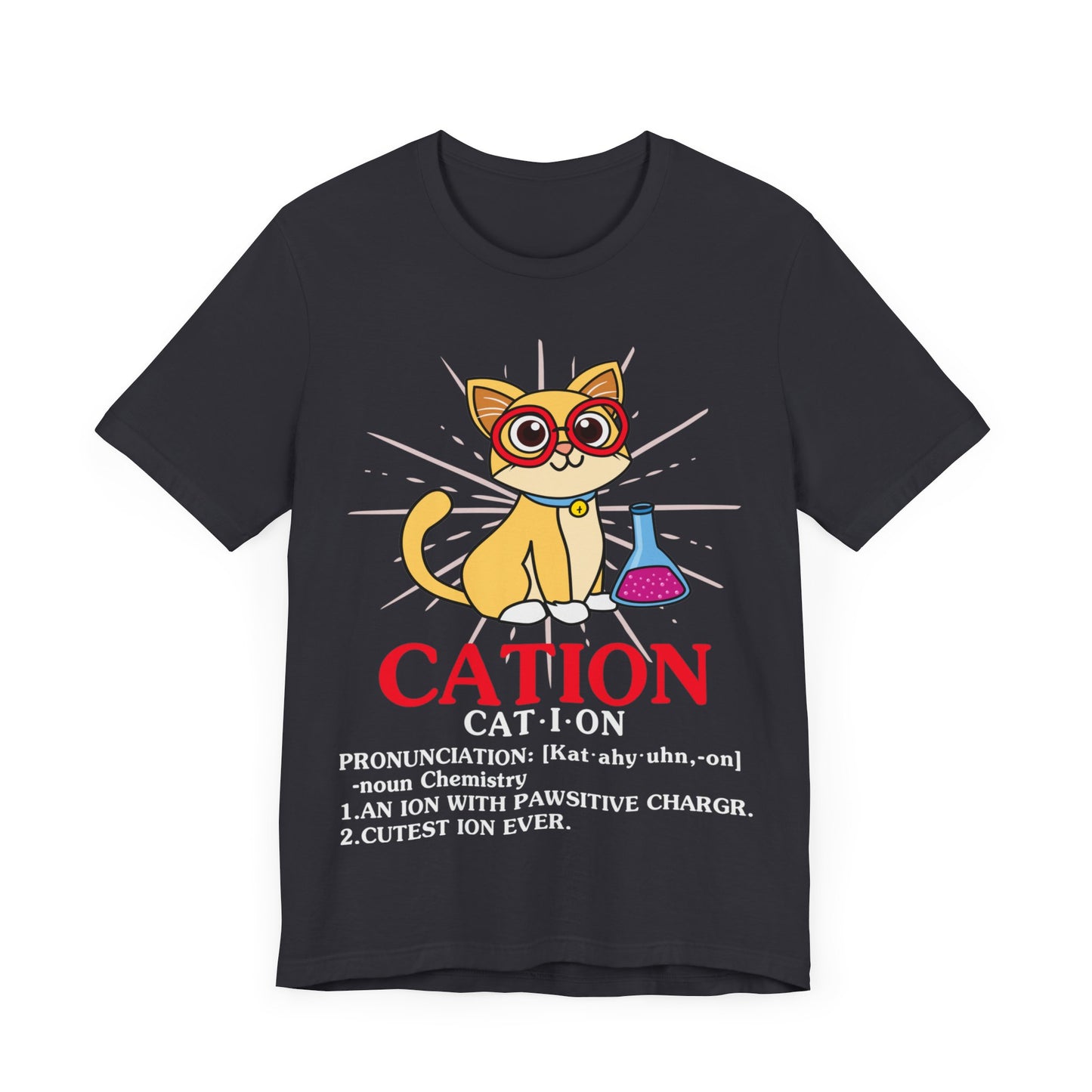 Cat-I-On (Cation) Definition Jersey Short Sleeve Tee