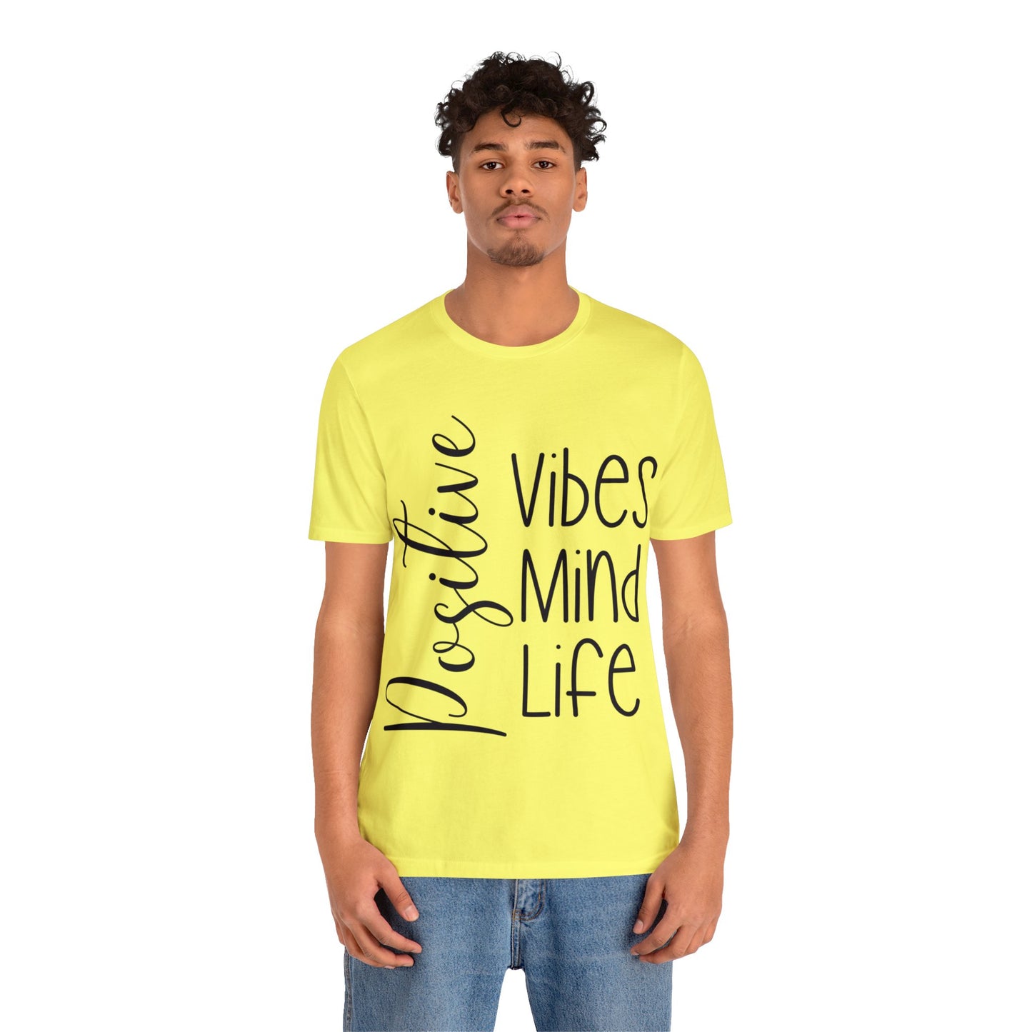 Positive vibes mind life short sleeve Tshirt
