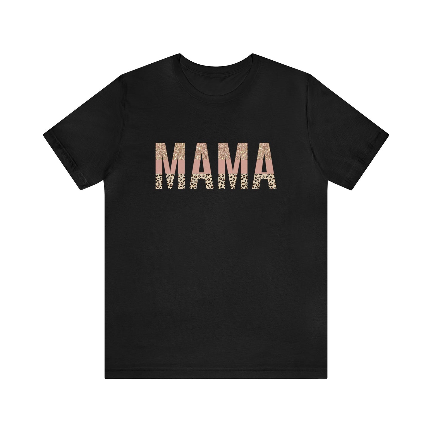 MAMA Leopard print short sleeve tshirt