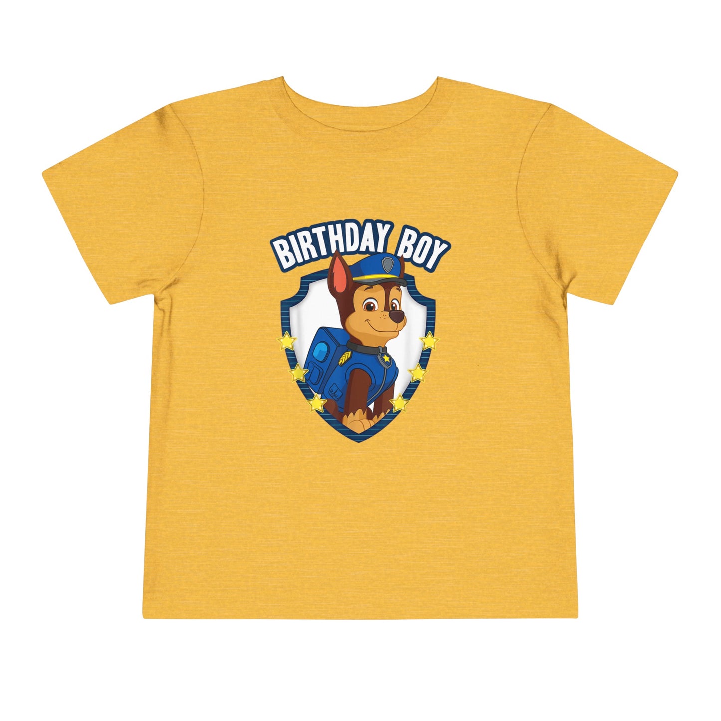 Paw Patrol Chase Birthday Boy Toddler Short Sleeve Tee
