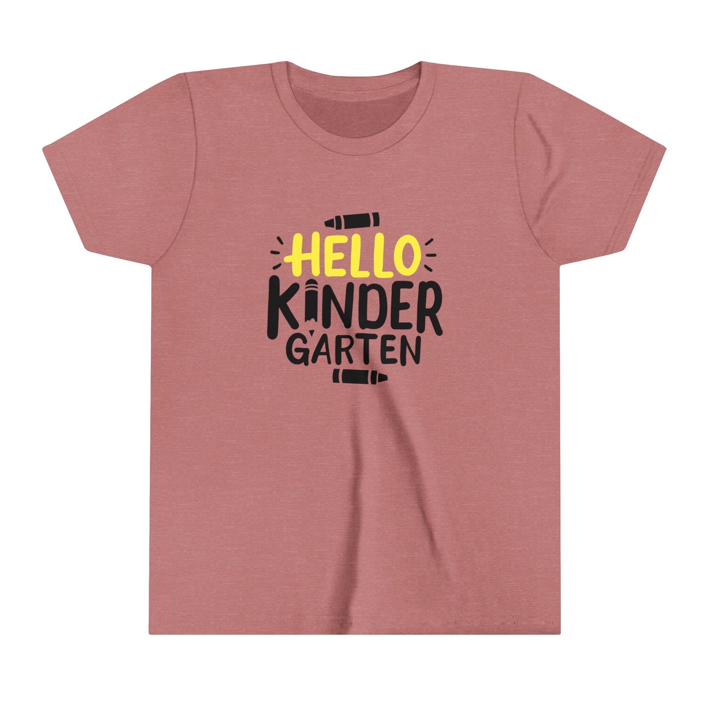 Hello Kindergarten Youth Short Sleeve Tee