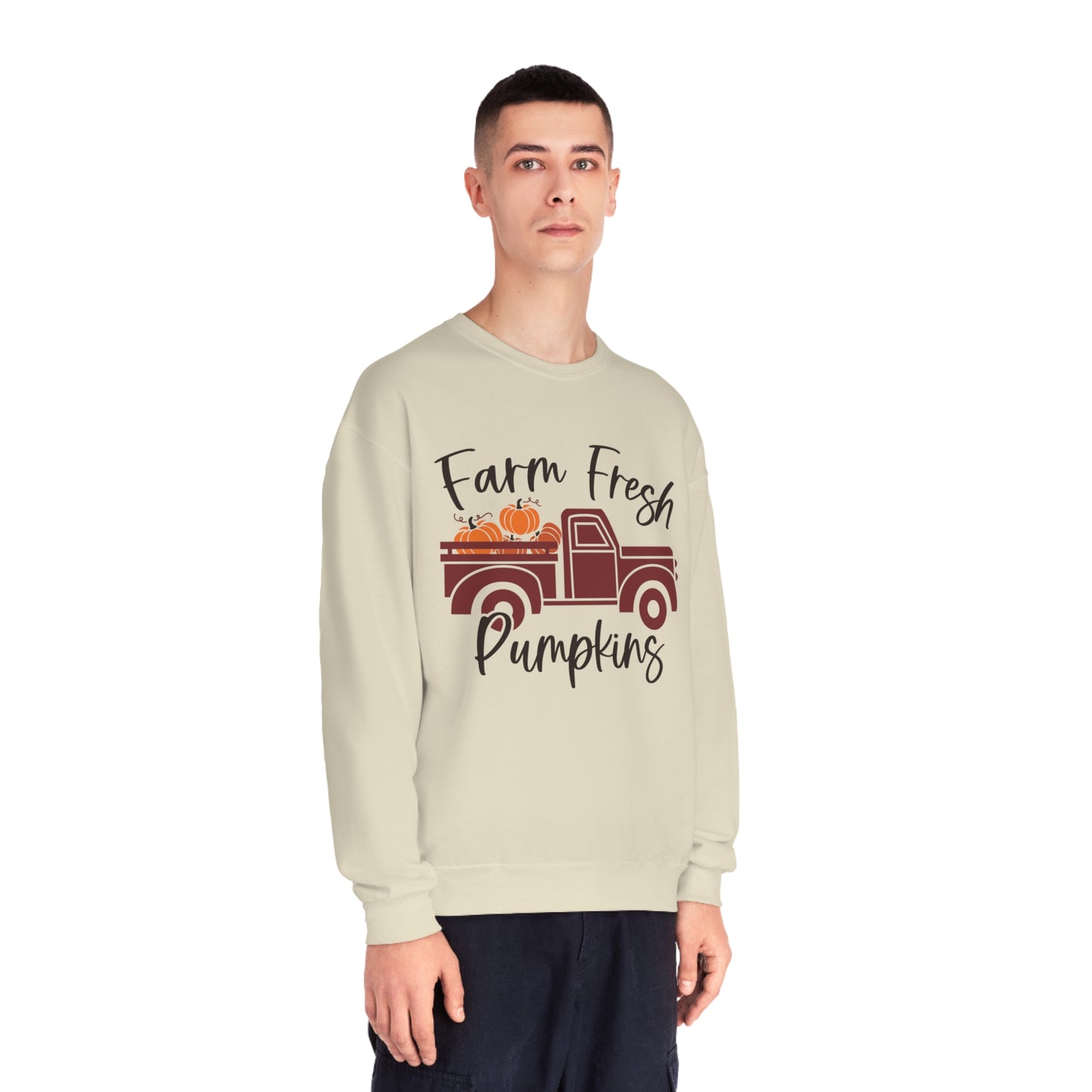 Farm Fresh Pumpkins Crewneck Sweatshirt
