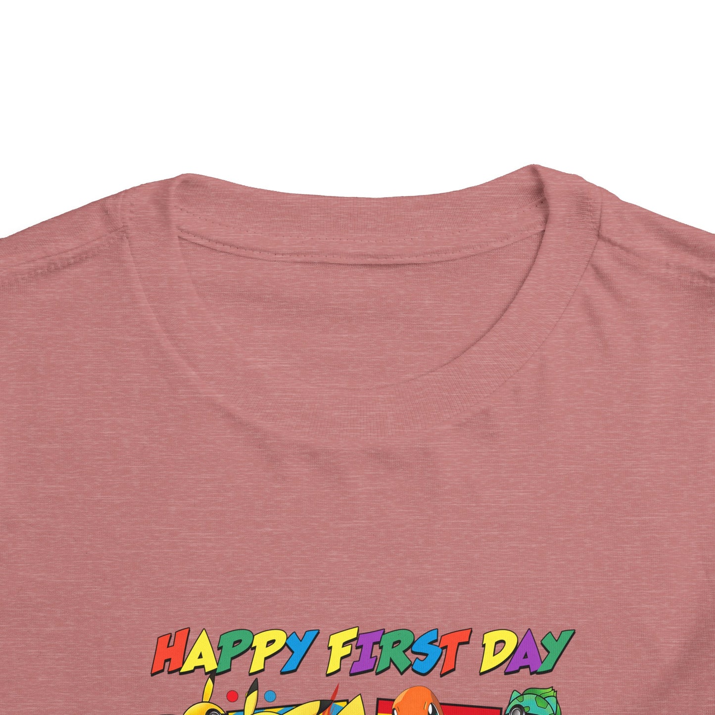 Happy First Day of School Toddler Short Sleeve Tee