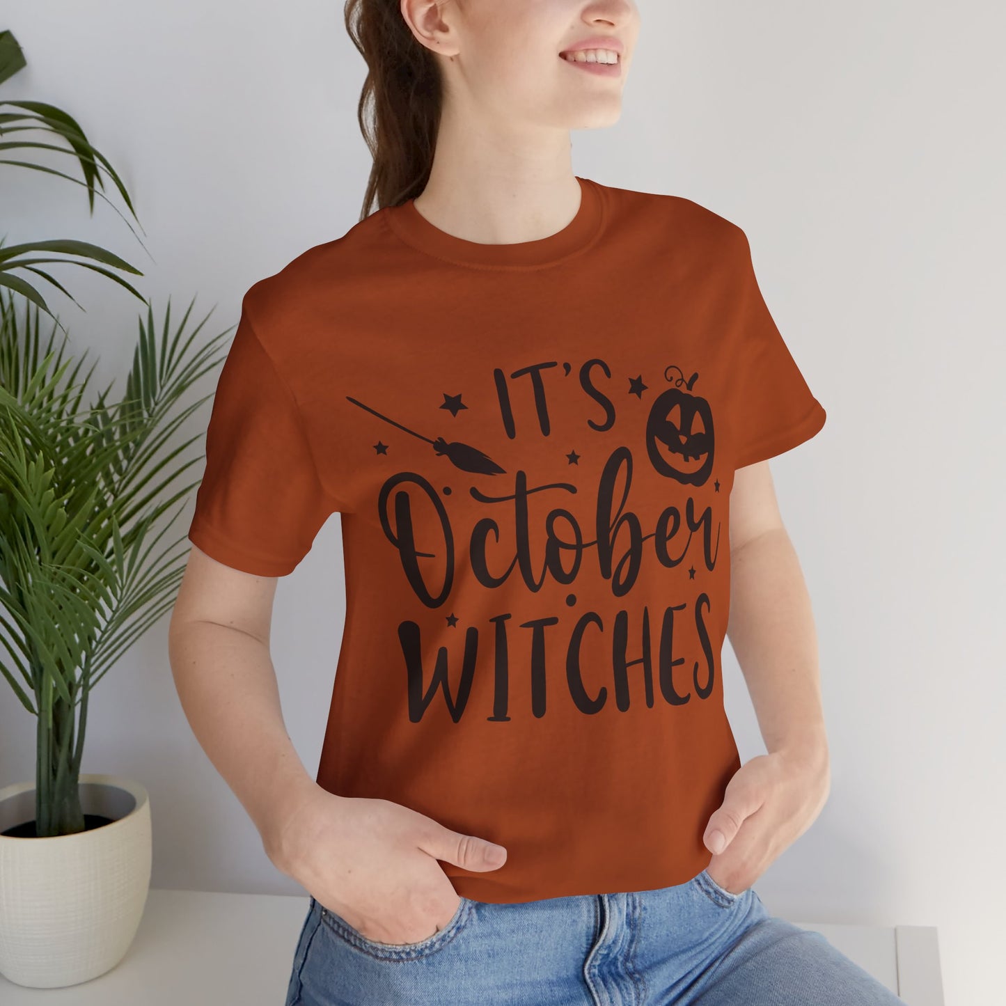 It's October Witches Jersey Short Sleeve Tee