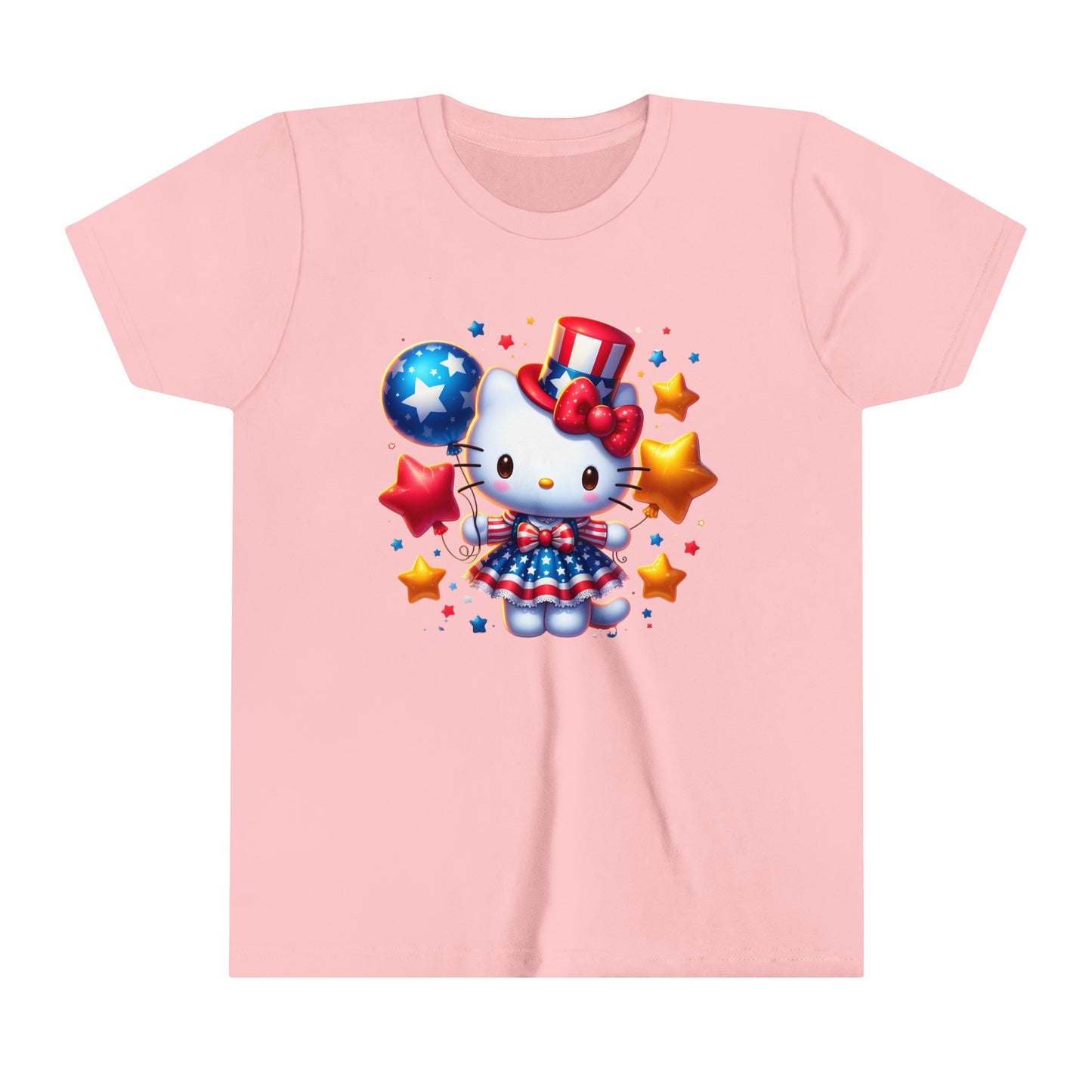 Balloons Hello Kitty Youth Short Sleeve Tee