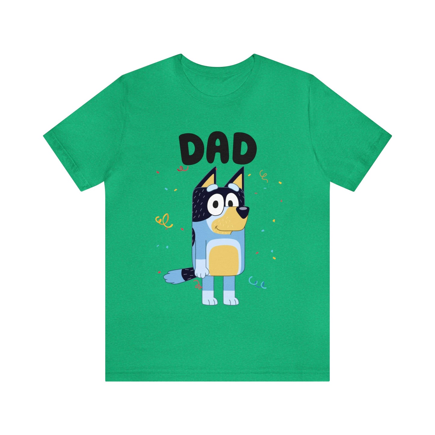 Dad Bluey Birthday Short sleeve Tshirt