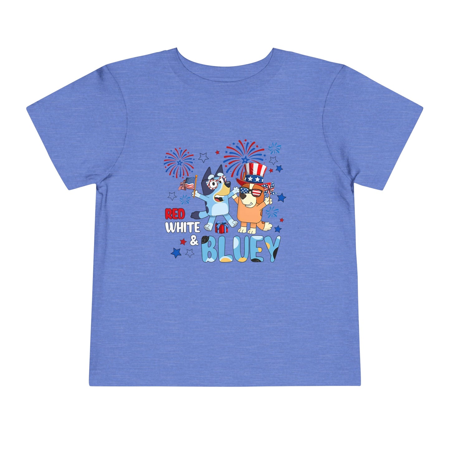 Red, White & Bluey Toddler Short Sleeve Tee