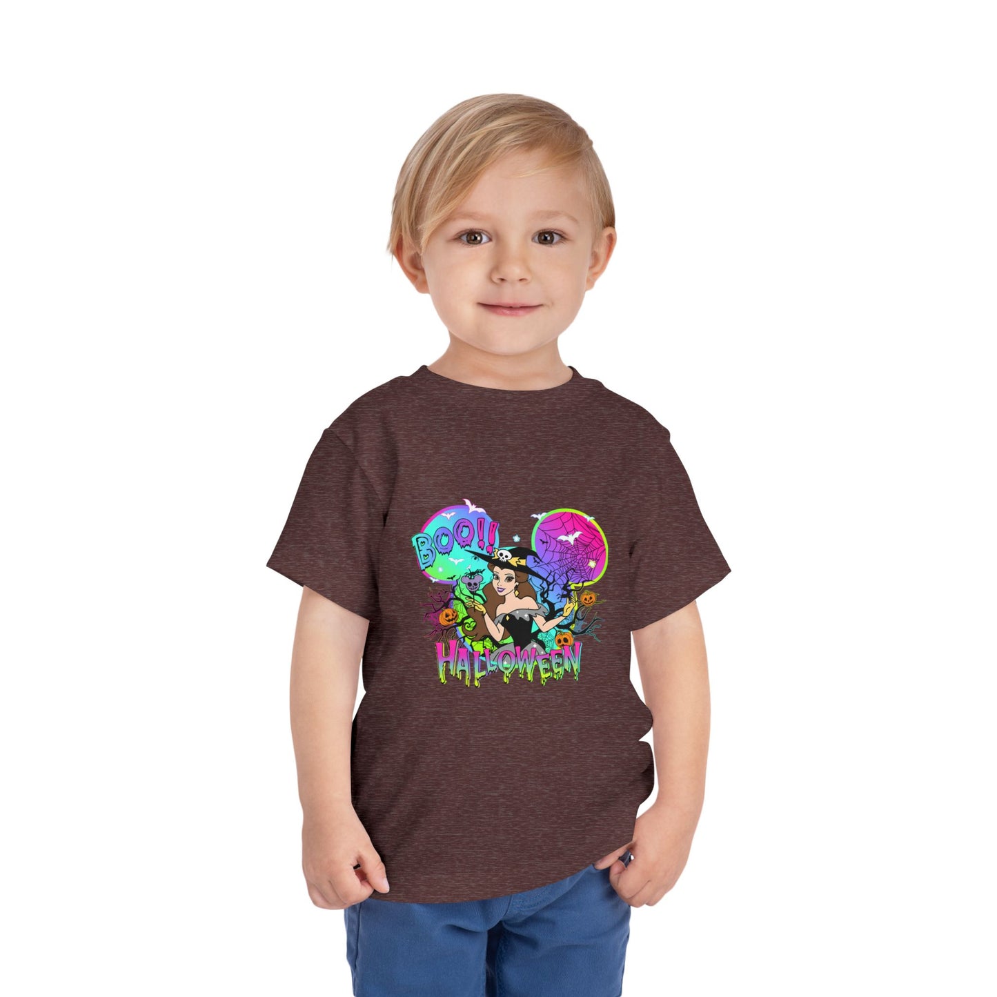 Belle Boo! Halloween Toddler Short Sleeve Tee