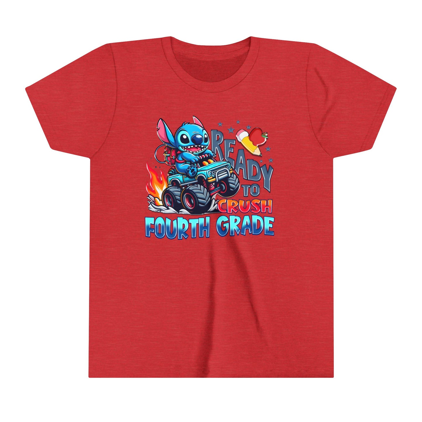 Ready to Crush Fourth Grade Youth Short Sleeve Tee