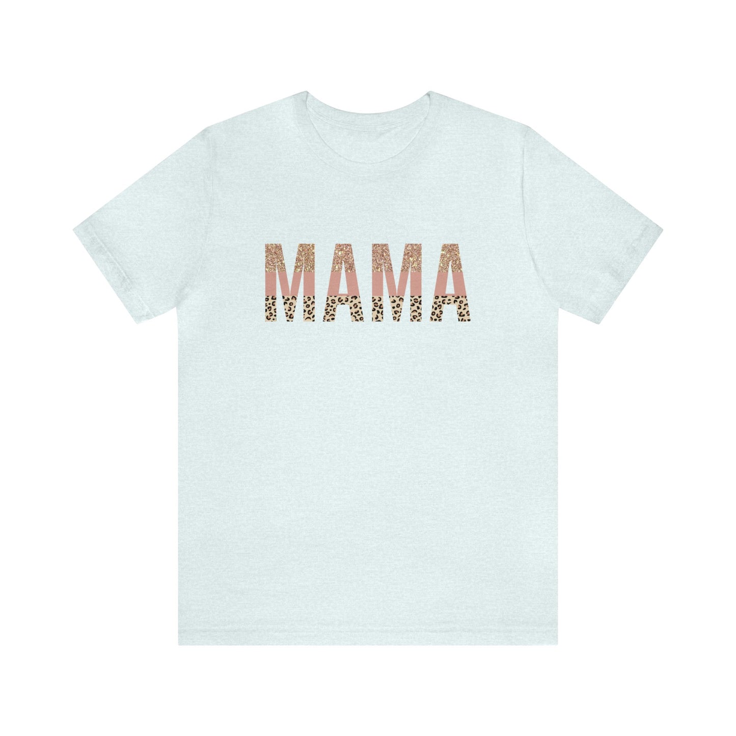 MAMA Leopard print short sleeve tshirt